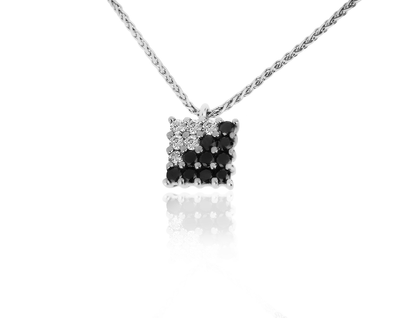 Итальянский золотой кулон с бриллиантами 0.47ct 130519/1