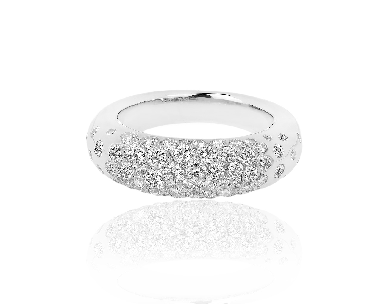 Оригинальное золотое кольцо с бриллиантами 1.14ct Chaumet Anneau 241218/7