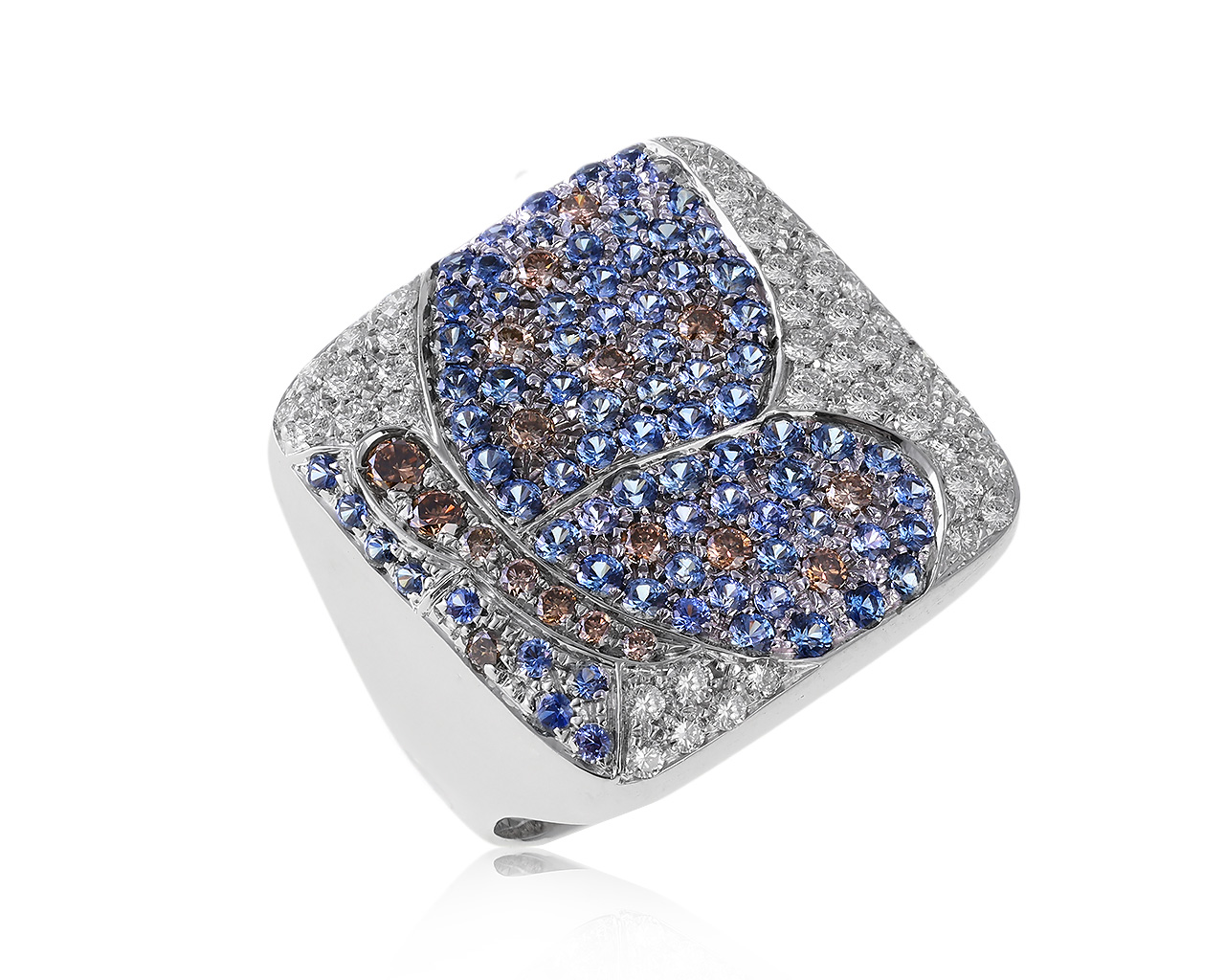 Оригинальное золотое кольцо с сапфирами 1.55ct Gavello 080221/12 Оригинальное золотое кольцо с сапфирами 1.55ct Gavello 080221/12