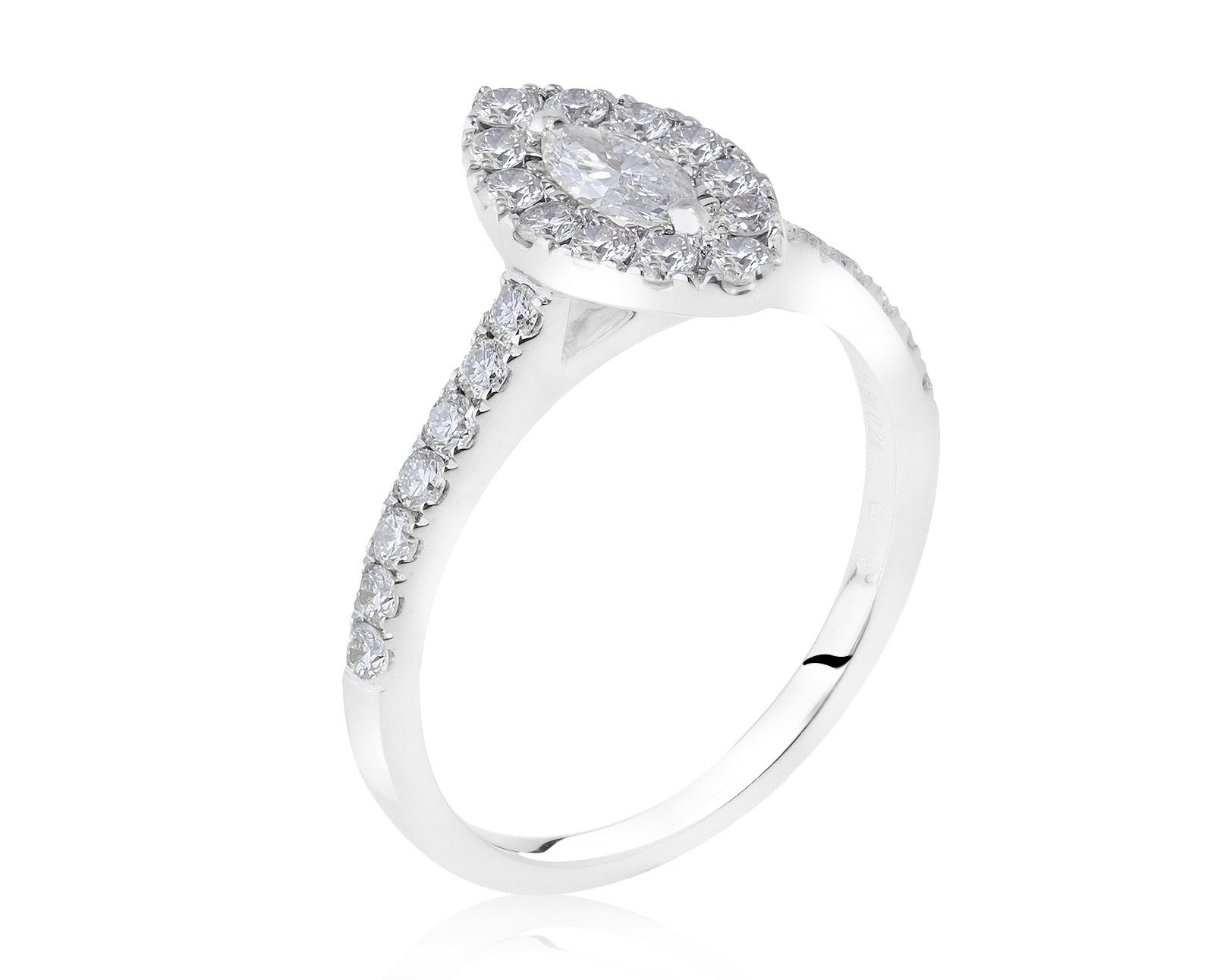 Оригинальное золотое кольцо с бриллиантами 0.72ct Crivelli 260821/11