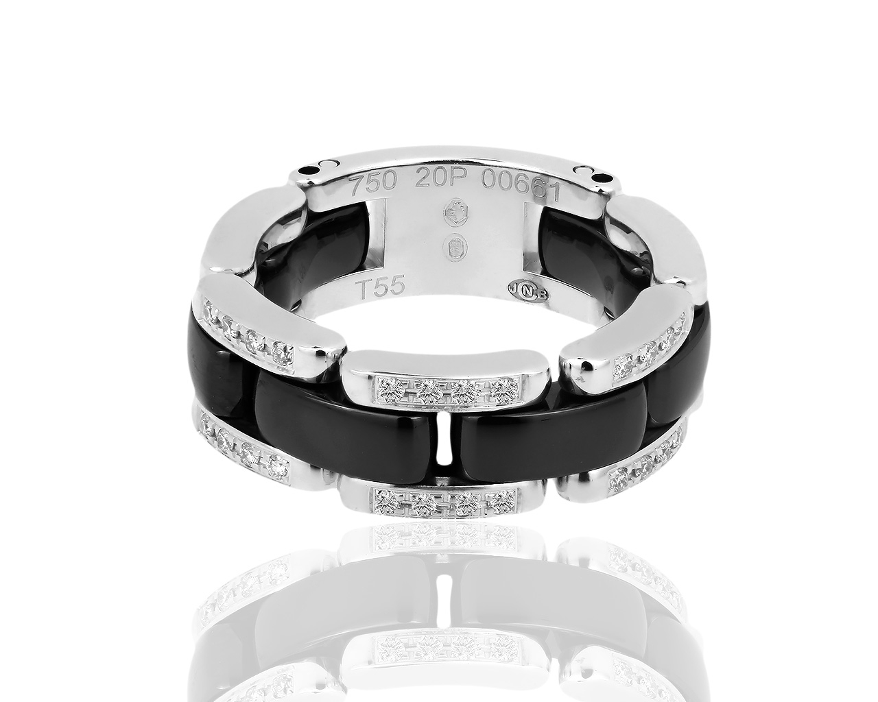 Прекрасное кольцо с бриллиантами 0.17ct Chanel Ultra 061118/4