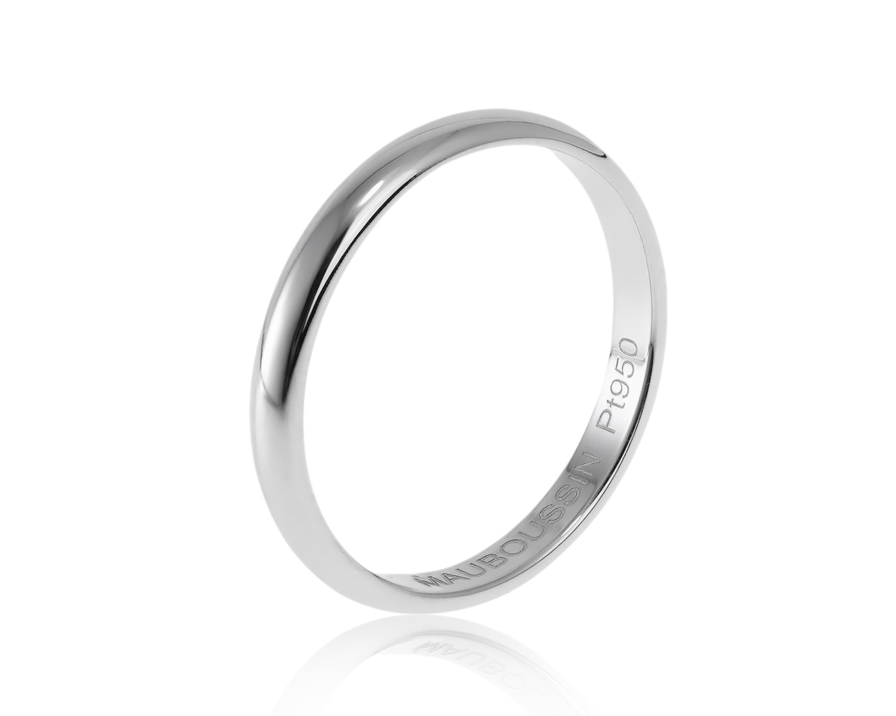 Оригинальное платиновое кольцо Mauboussin 291120/1
