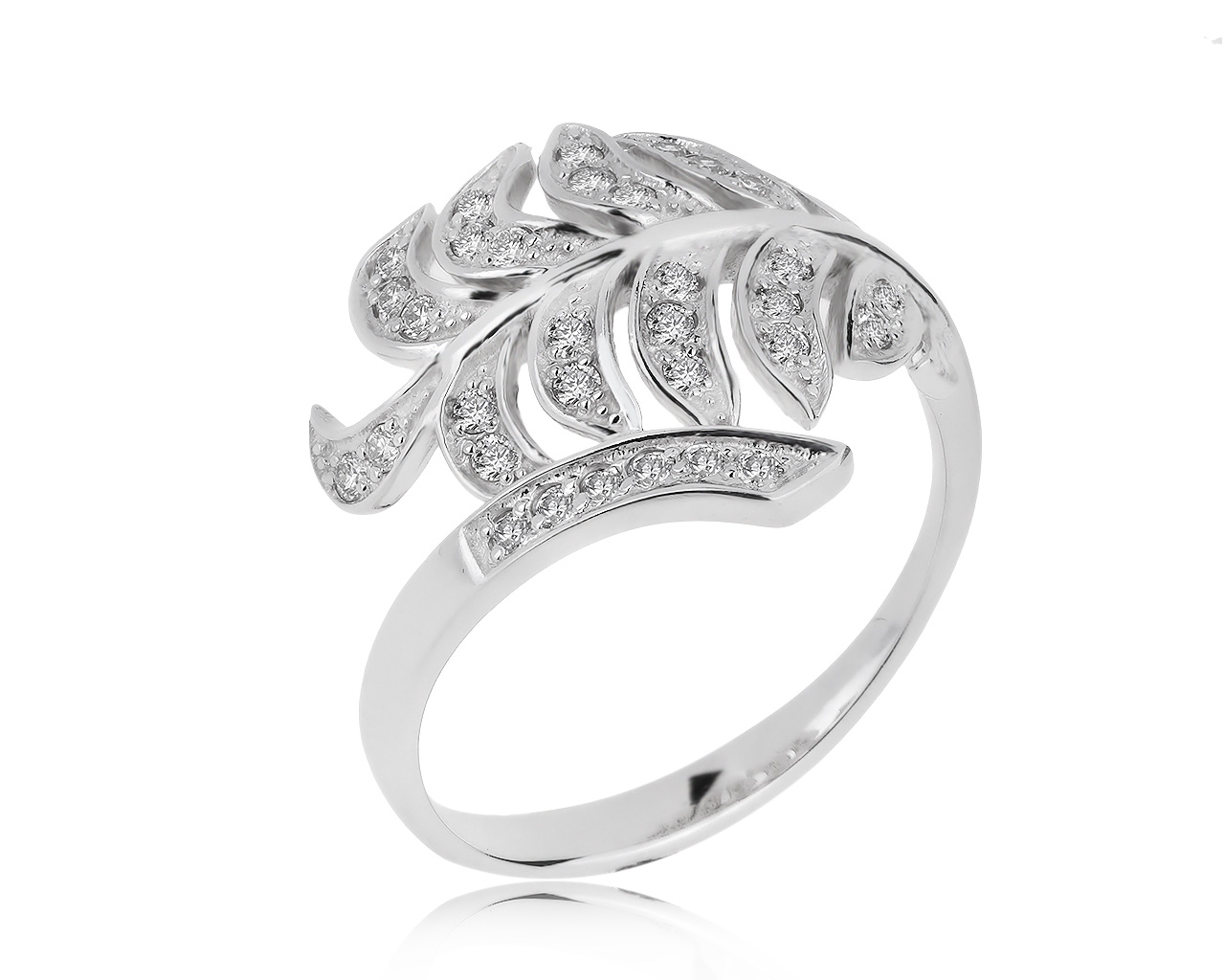 Потрясающее золотое кольцо с бриллиантами 0.27ct 080720/3