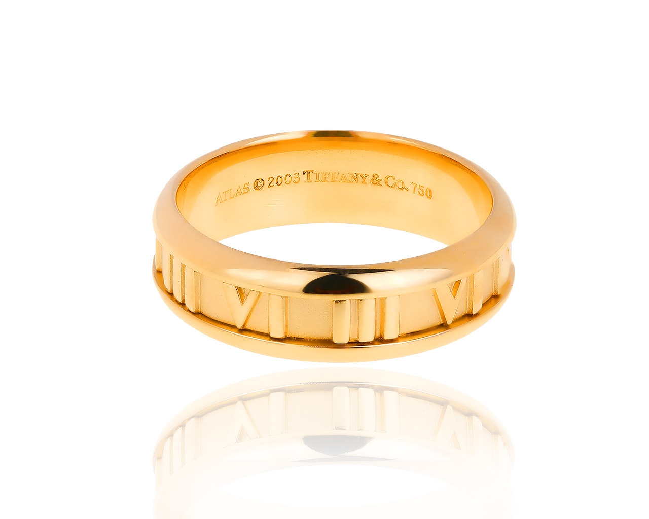 Обручальное золотое кольцо Tiffany&Co Atlas 020918/10 Обручальное золотое кольцо Tiffany&Co Atlas 020918/10