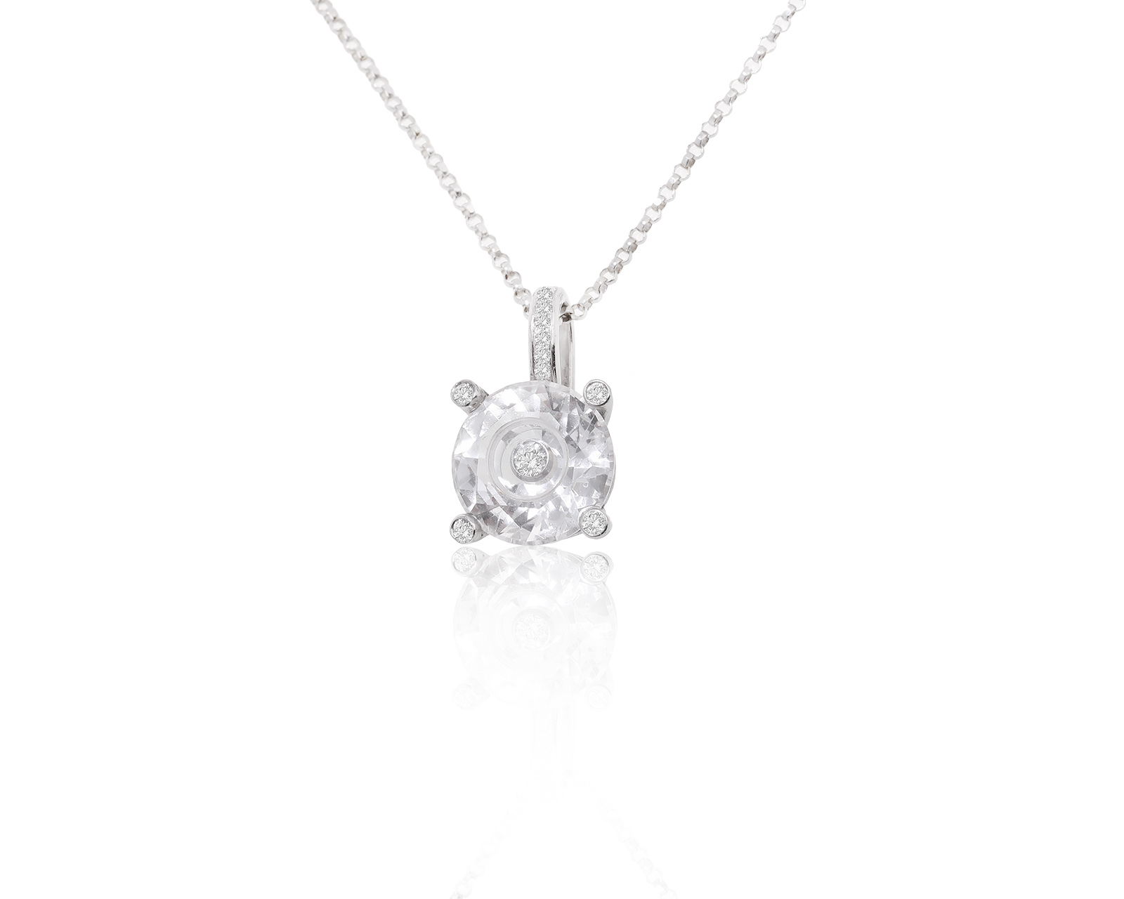 Оригинальный золотой кулон Chopard So Happy 221222/3