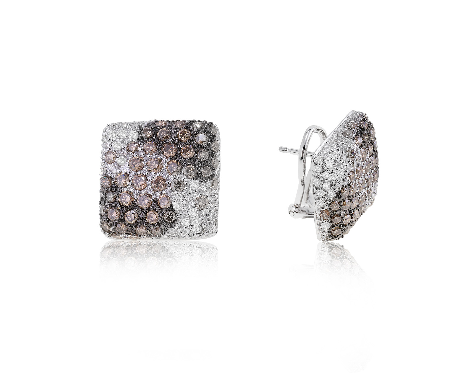 Золотые серьги с бриллиантами 2.56ct 280623/7