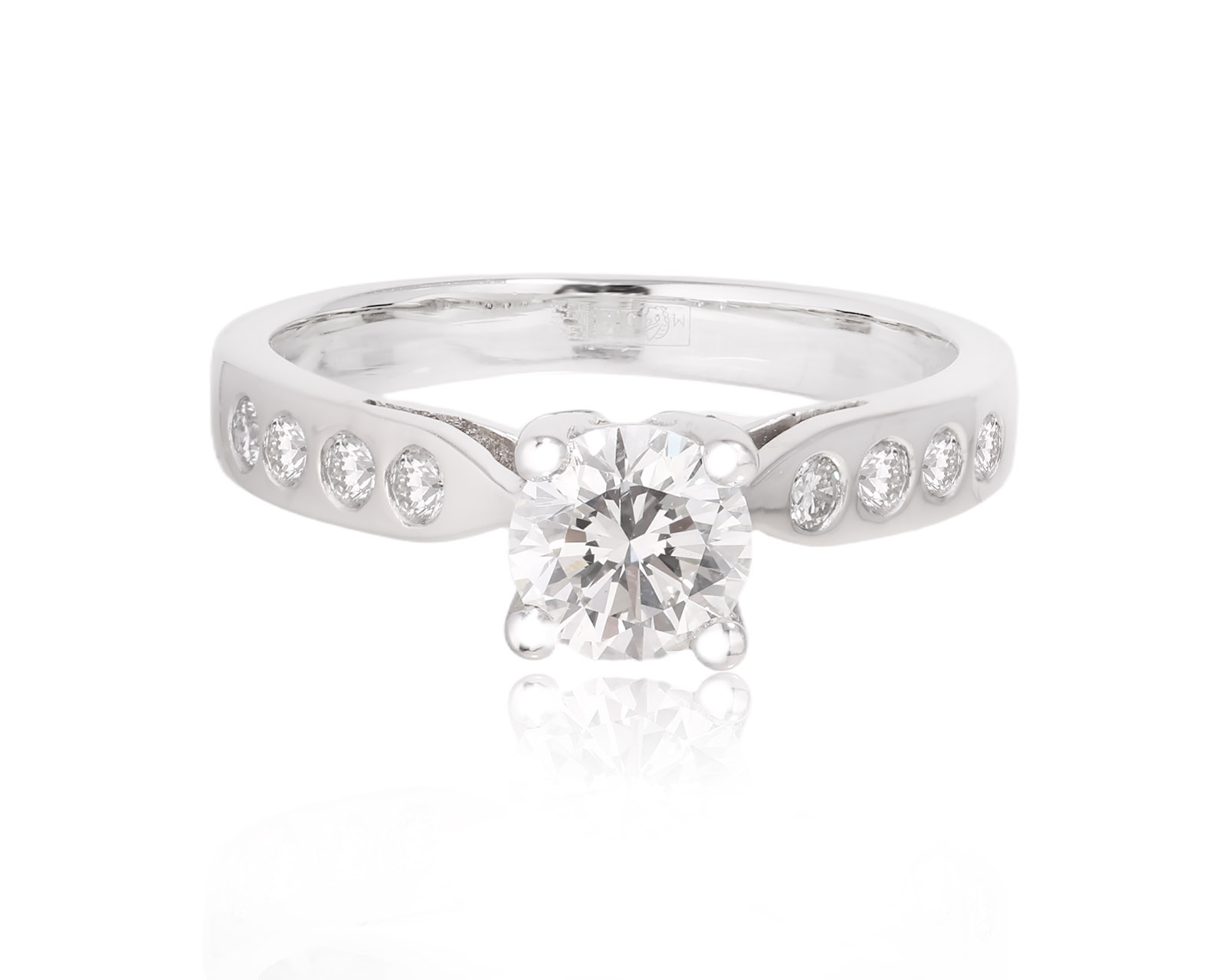 Золотое кольцо с бриллиантами 0.78ct 990157/1