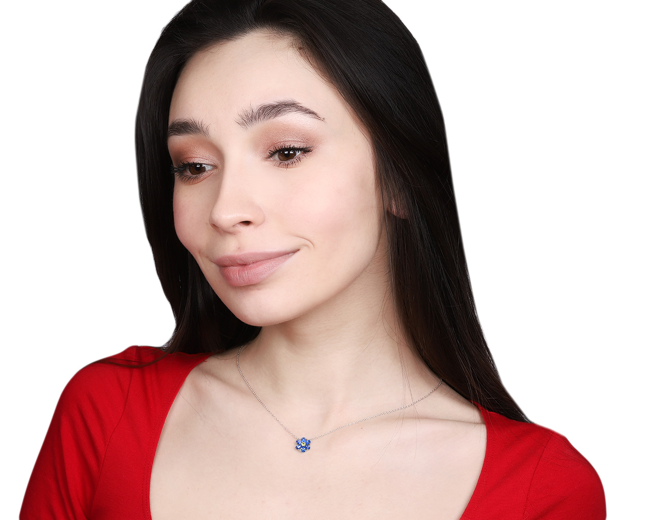 Оригинальный платиновый кулон с сапфирами 1.05ct Tiffany&Co