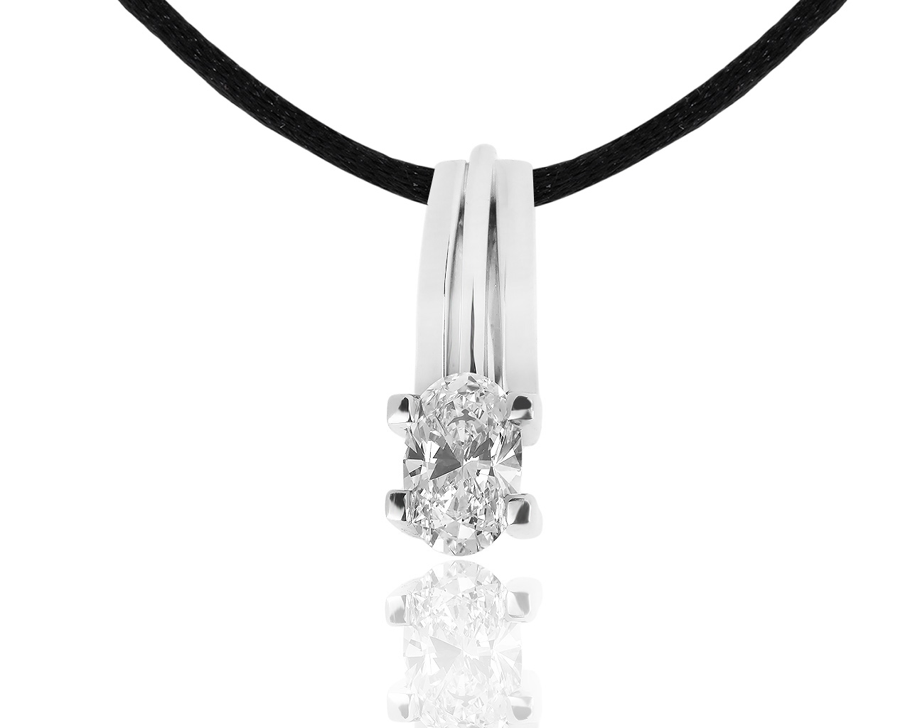 Волшебный золотой кулон с бриллиантами 1.20ct 270619/8