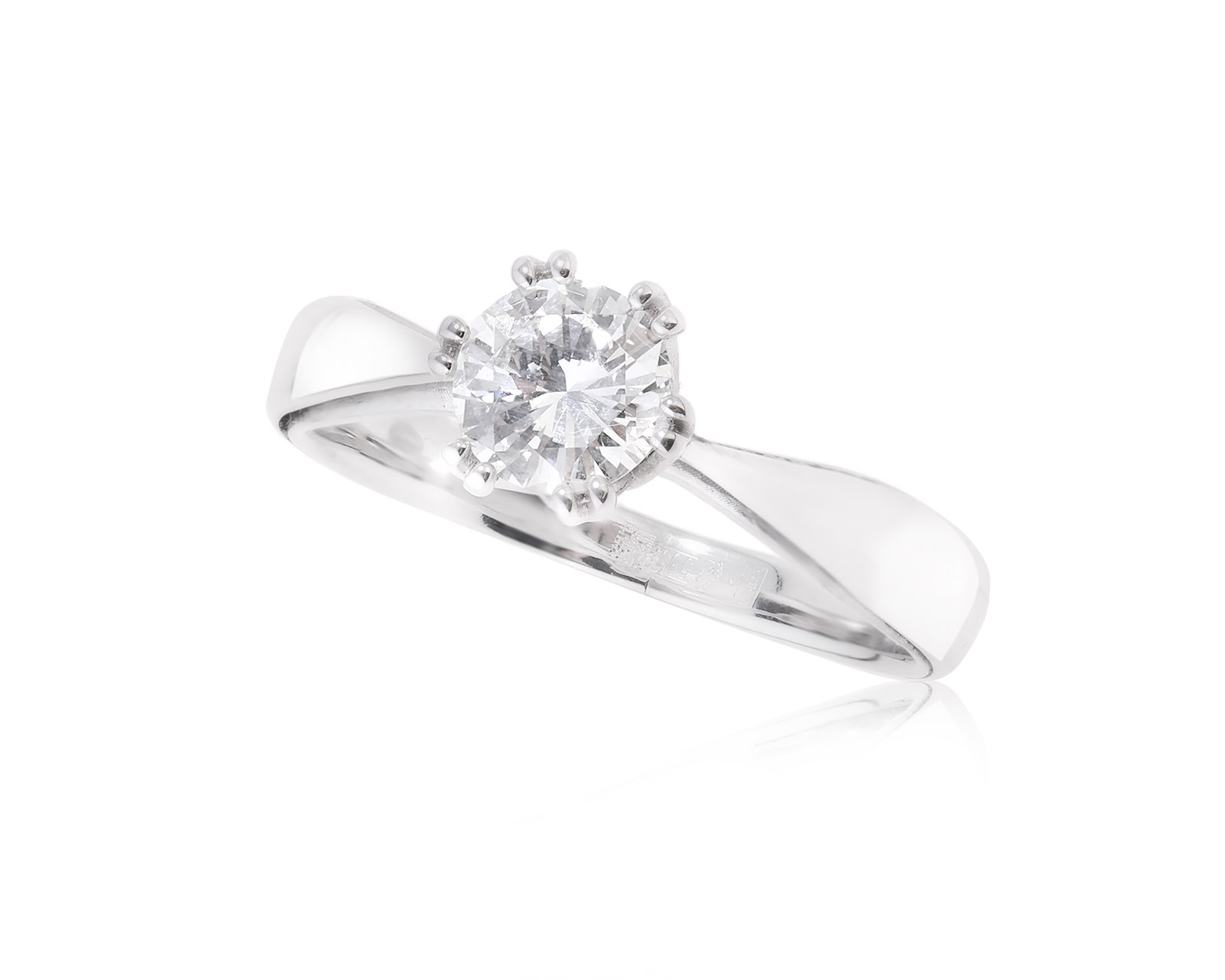 Золотое кольцо с бриллиантом 0.48ct 251024/38