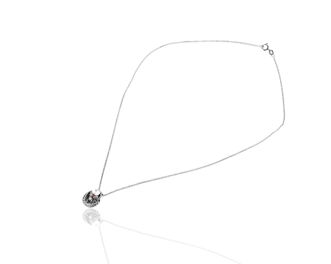 Оригинальный золотой кулон с бриллиантами 0.23ct Midas