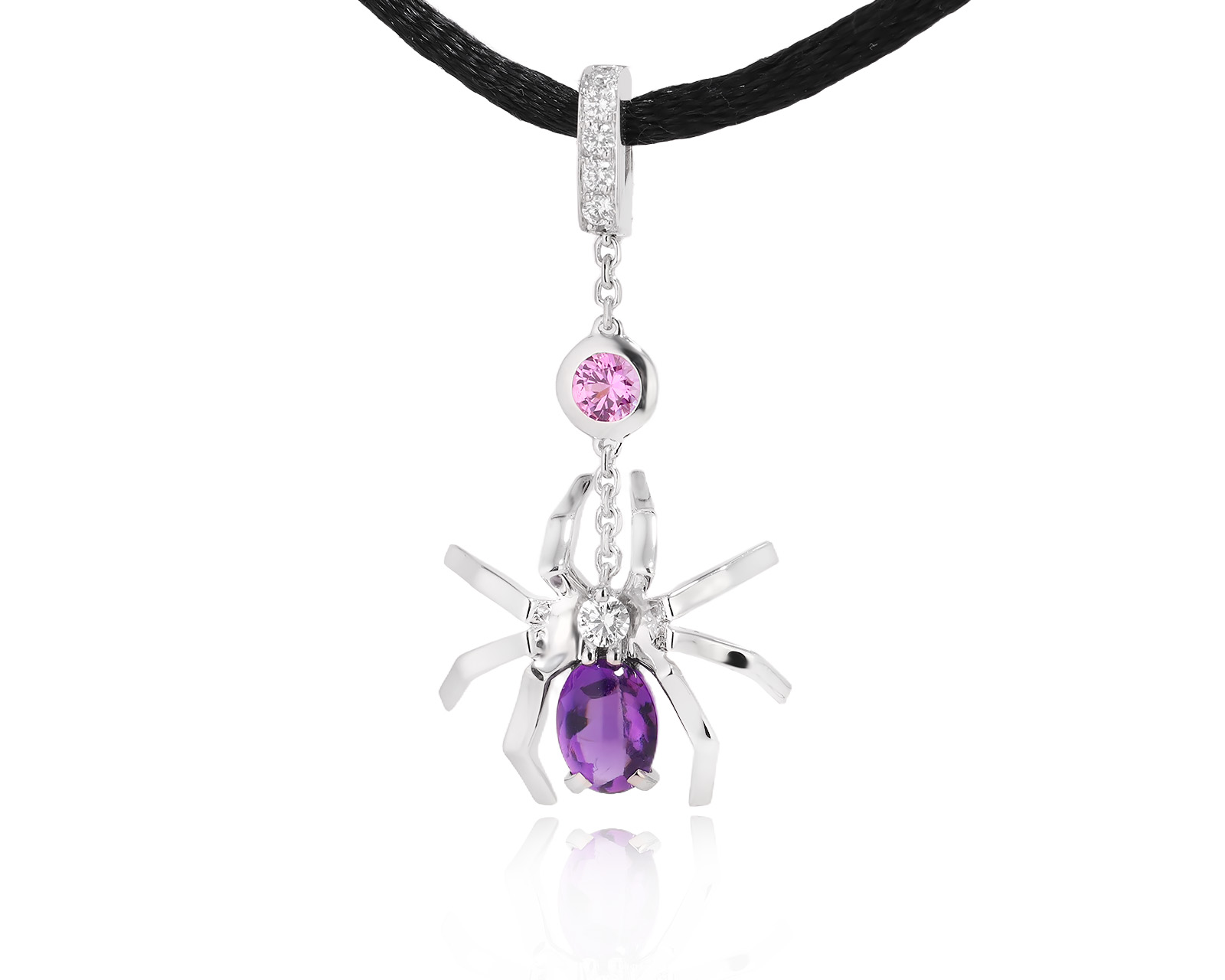 Оригинальный золотой кулон с аметистом 1.02ct Chaumet Attrape-Moi 091025/4