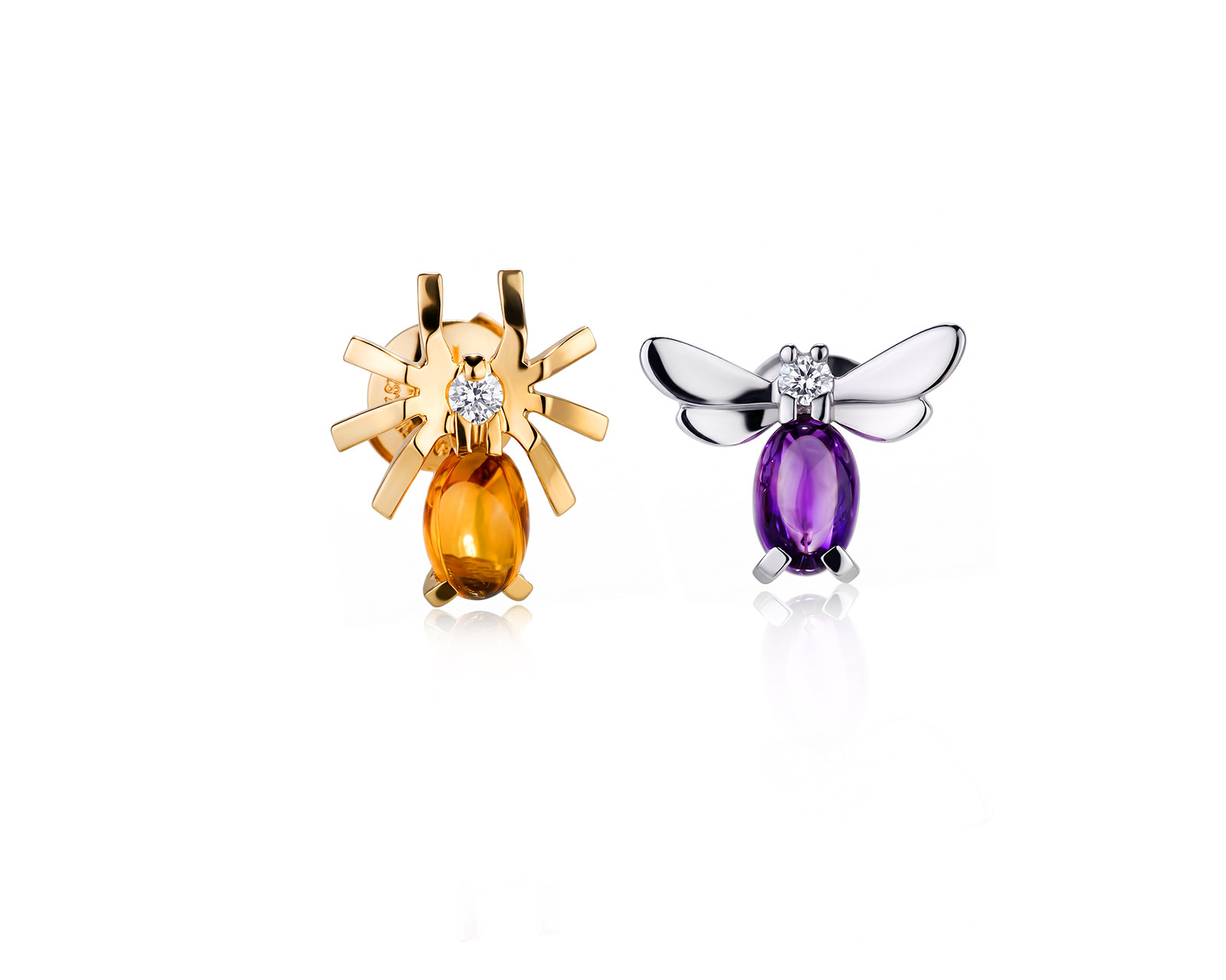 Оригинальные золотые серьги Chaumet Attrape Moi Si Tu M'Aimes 030926/1