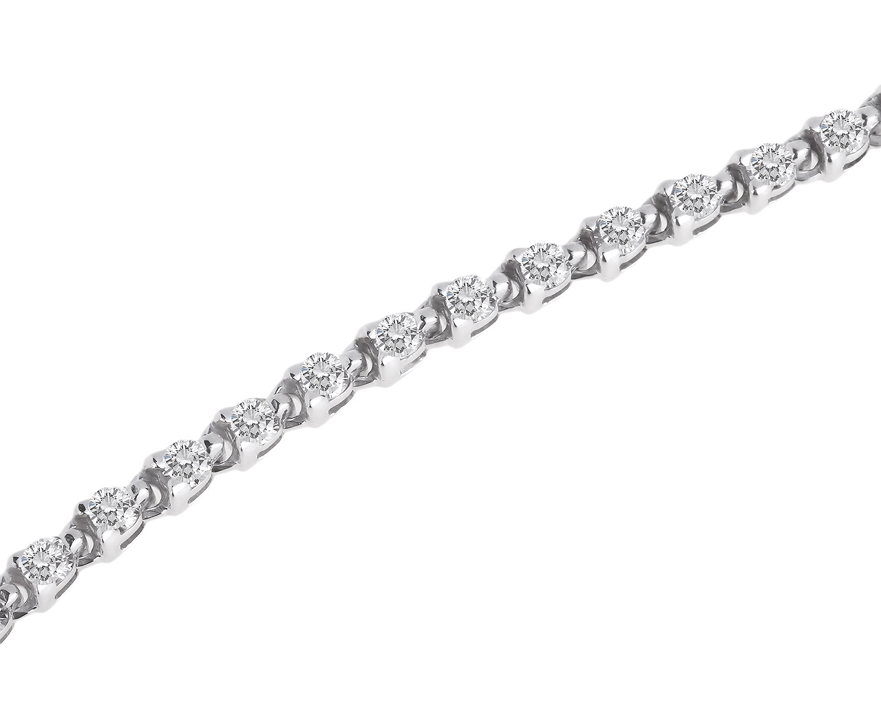 Изысканный золотой браслет с бриллиантами 1.97ct ЭПЛ 080918/4