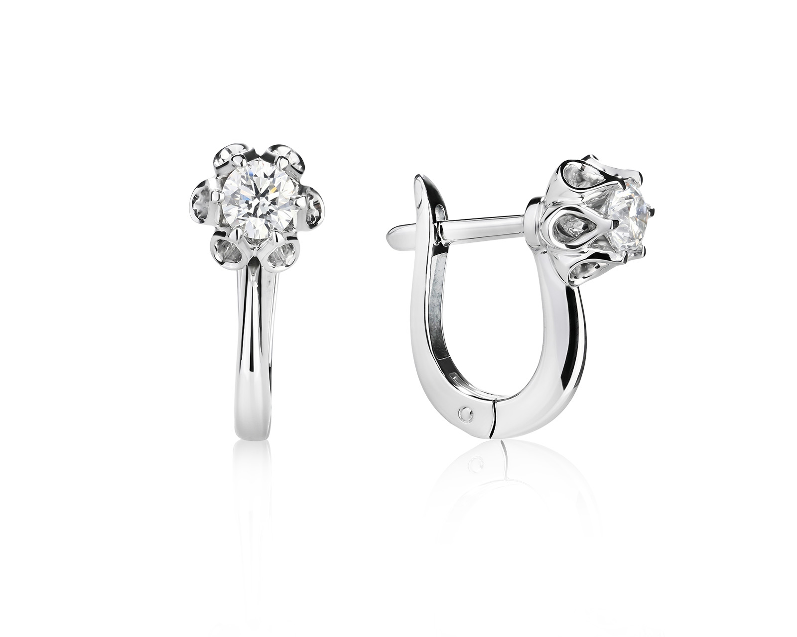 Оригинальные золотые серьги с бриллиантами 0.47ct Constantin Artmayer