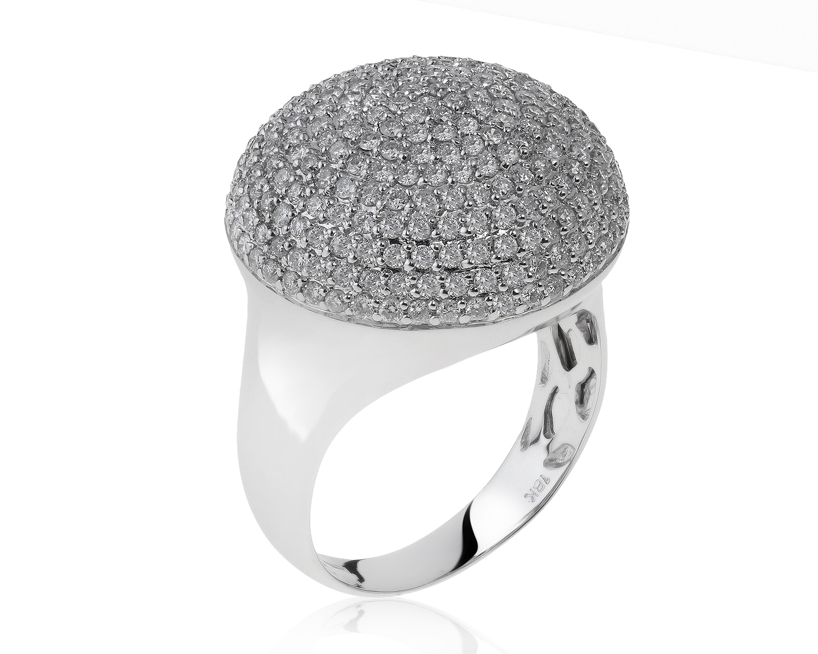 Потрясающее золотое кольцо с бриллиантами 1.75ct 010621/28