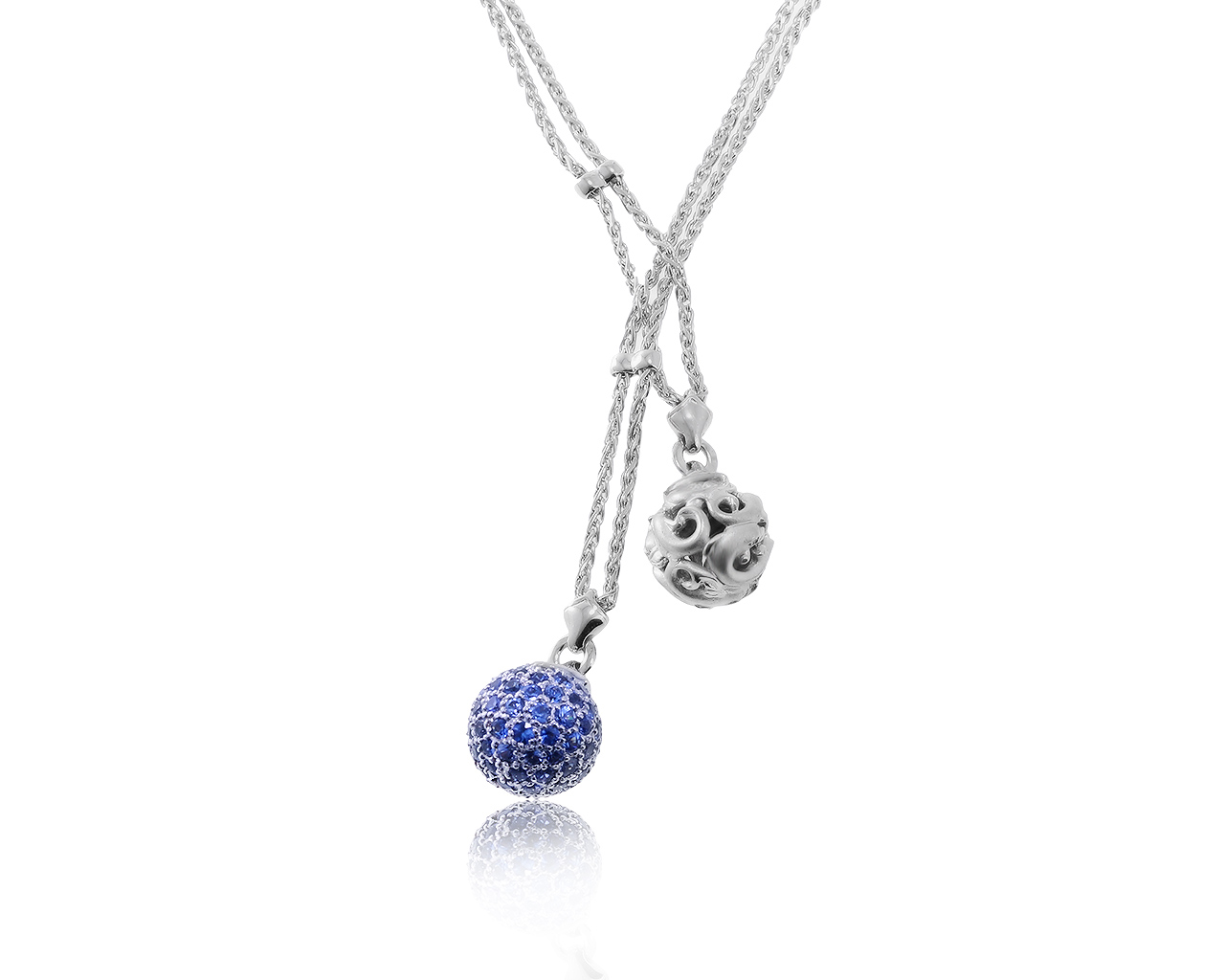 Оригинальное золотое колье с сапфирами 3.06ct Carrera y Carrera 291120/18 Оригинальное золотое колье с сапфирами 3.06ct Carrera y Carrera 291120/18
