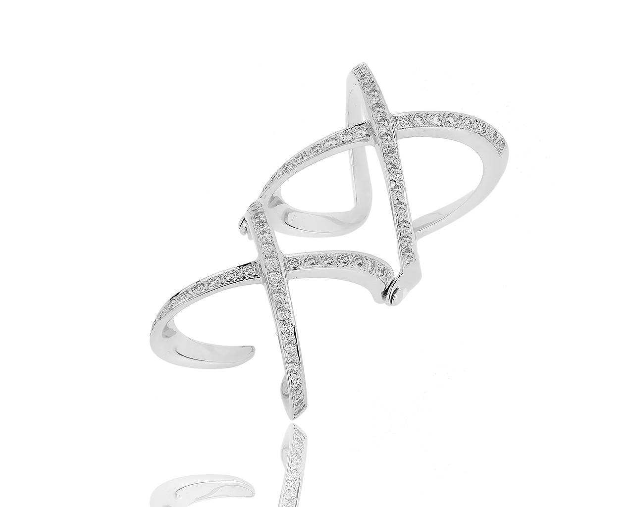 Изысканное золотое кольцо с бриллиантами 0.85ct 260718/7