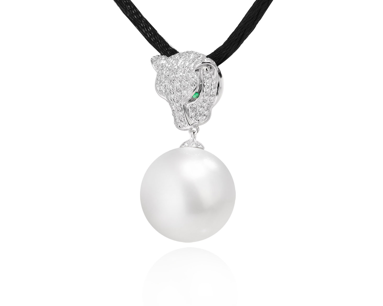 Оригинальный золотой кулон с жемчугом 15.50 мм UFJ