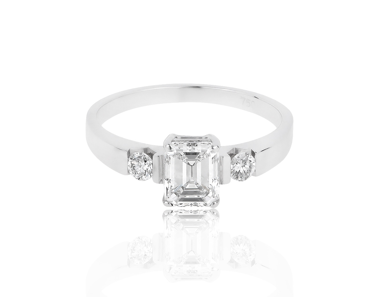 Шикарное золотое кольцо с бриллиантами 1.17ct 290319/11