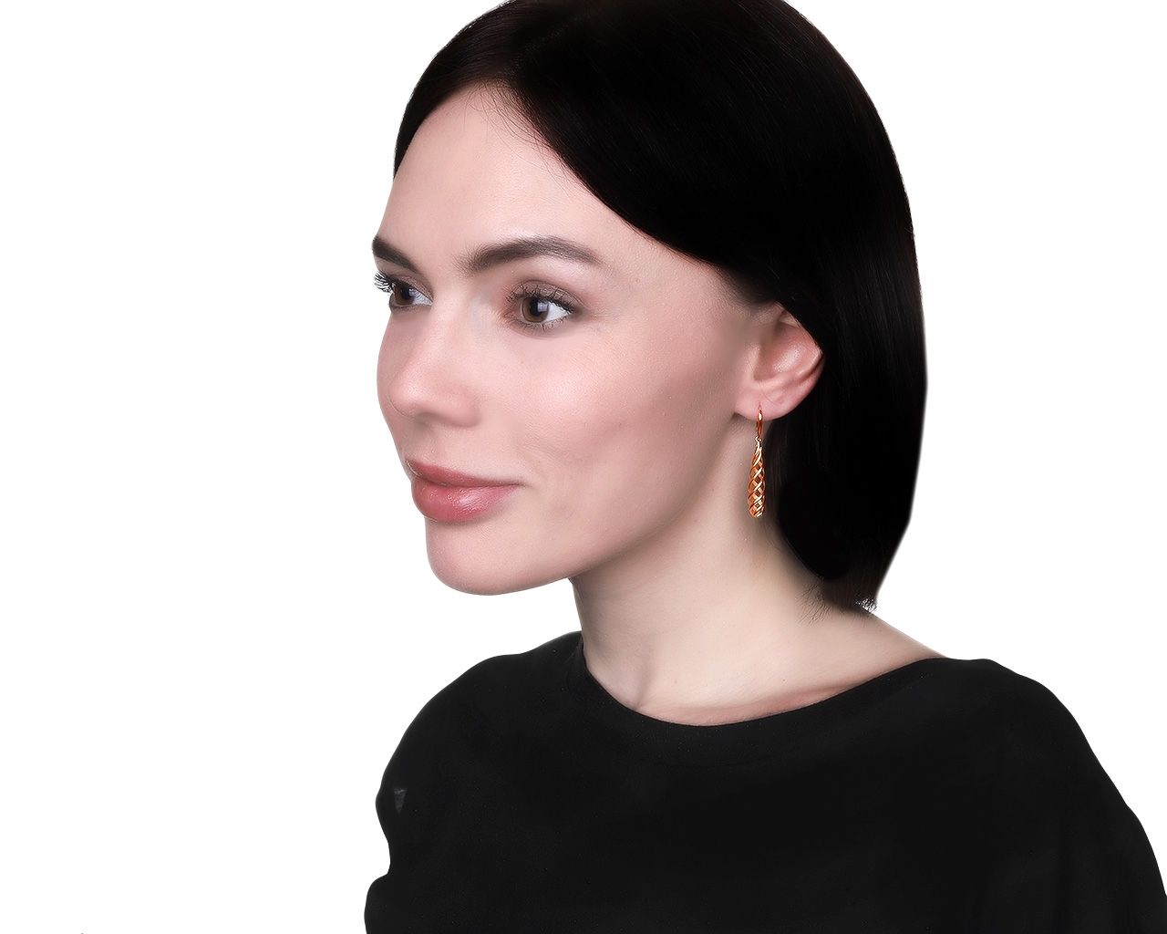 Оригинальные золотые серьги Tiffany&Co