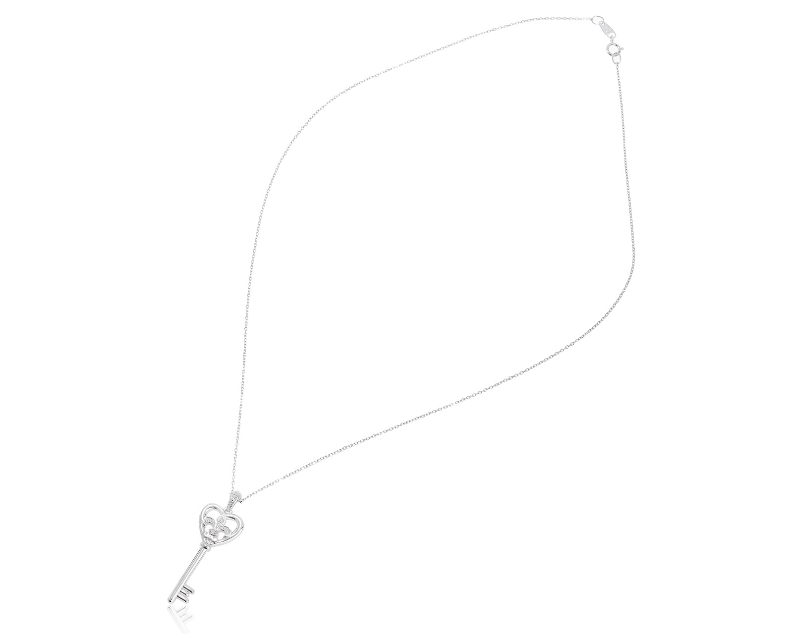 Золотой кулон с бриллиантами 0.02ct