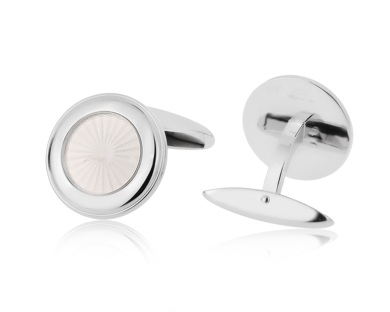 Оригинальные золотые запонки Chopard