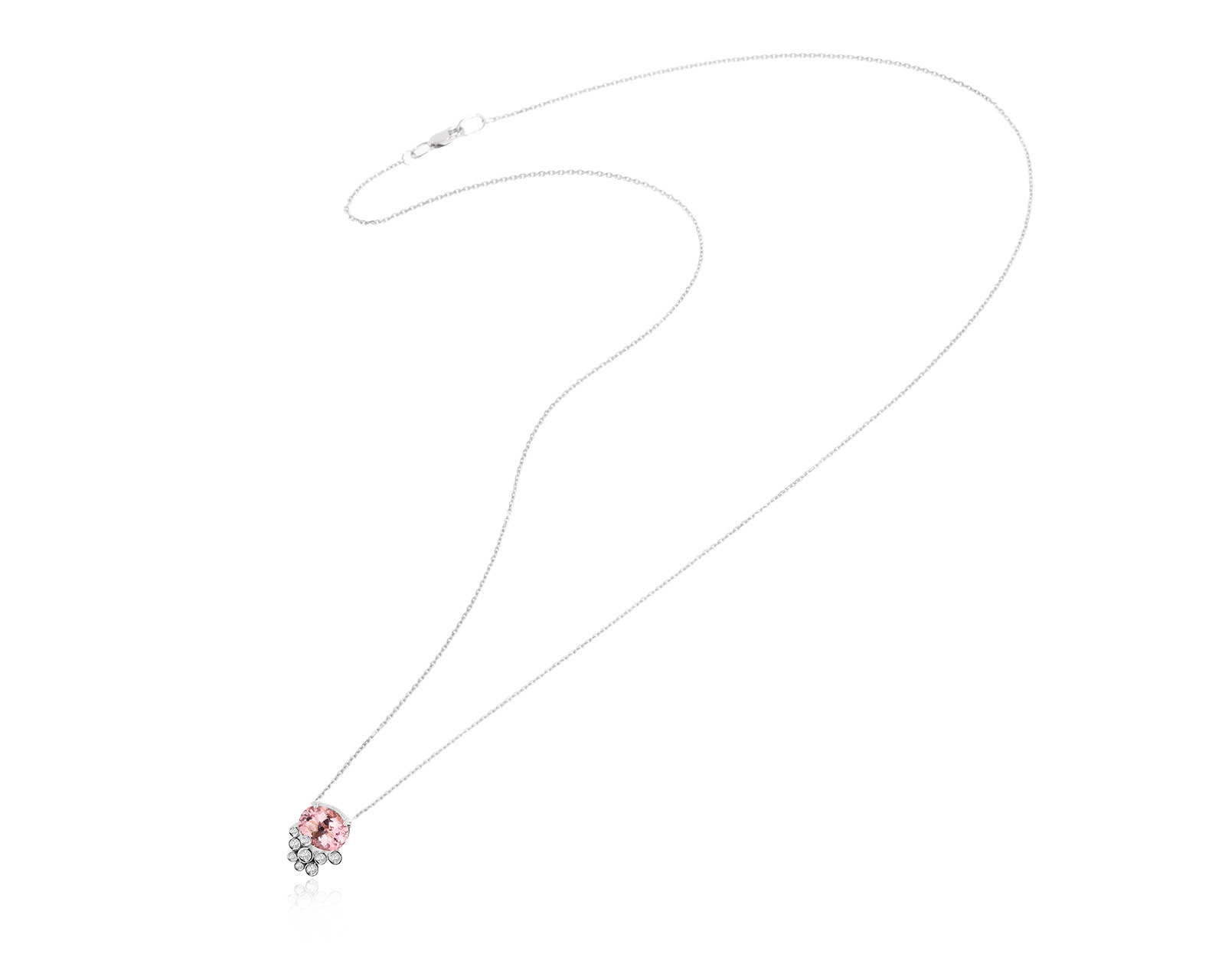 Золотое колье с морганитом 1.65ct Evgeny Matveev