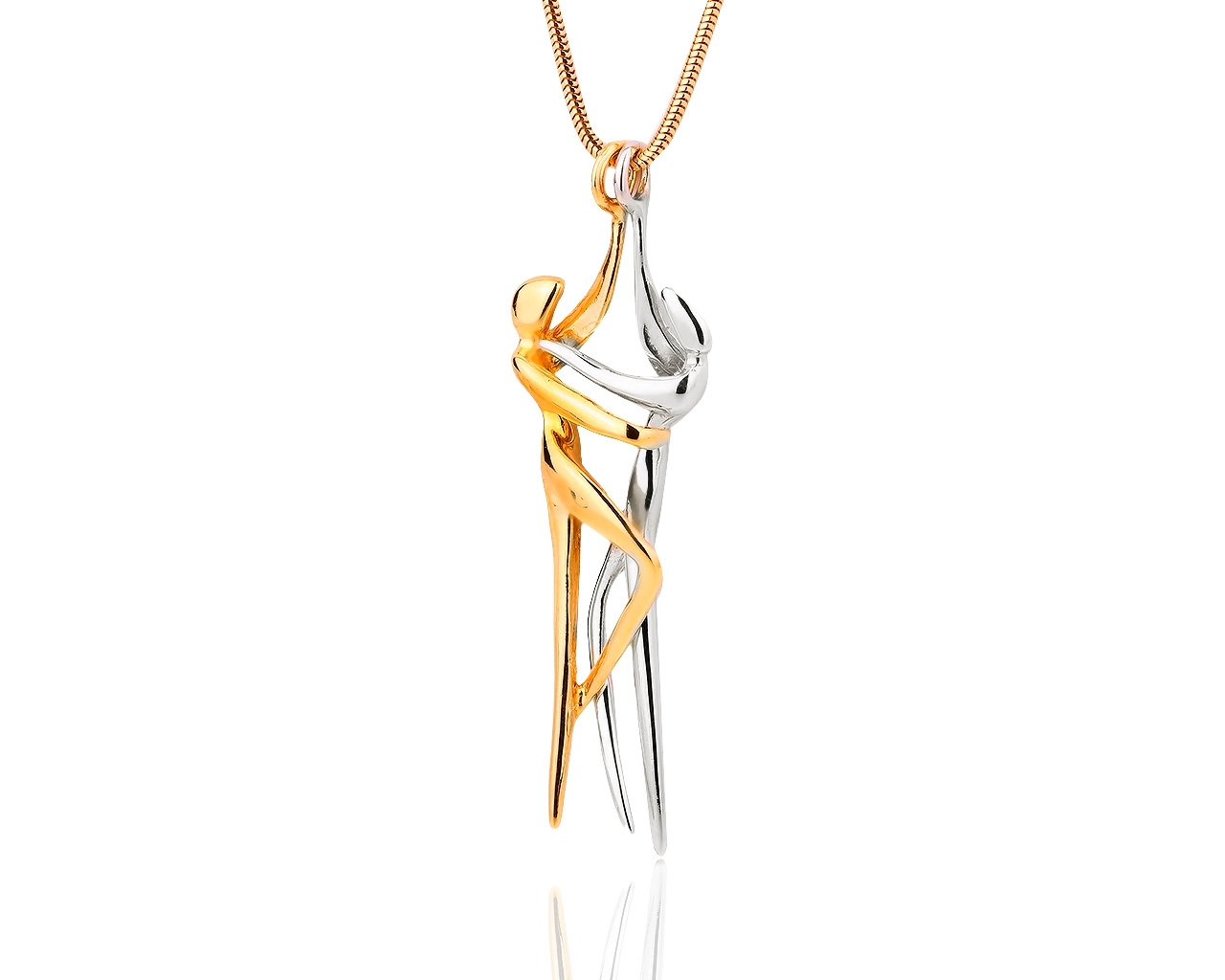 Итальянская золотая подвеска на цепи 111218/1