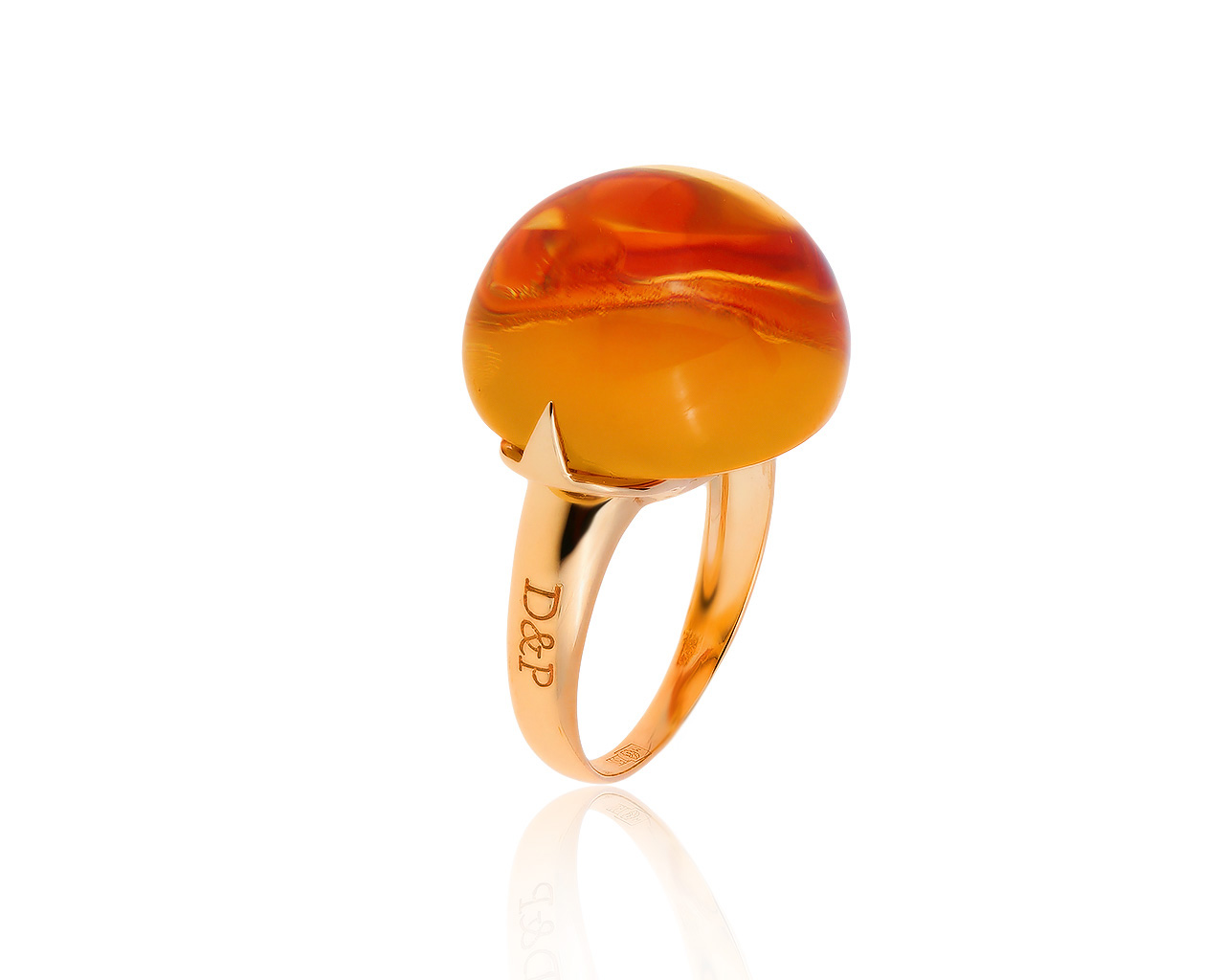 Оригинальное золотое кольцо с цитрином 26.75ct Rancangelo 311019/8 Оригинальное золотое кольцо с цитрином 26.75ct Rancangelo 311019/8