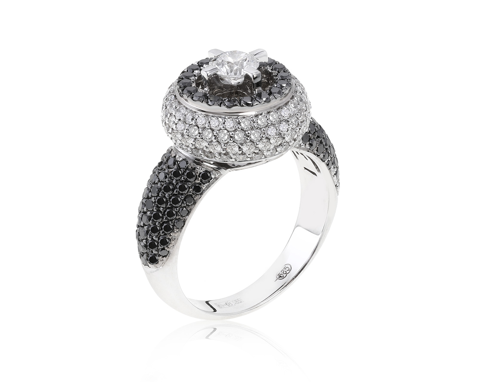 Прелестное золотое кольцо с бриллиантами 2.48ct 261121/5