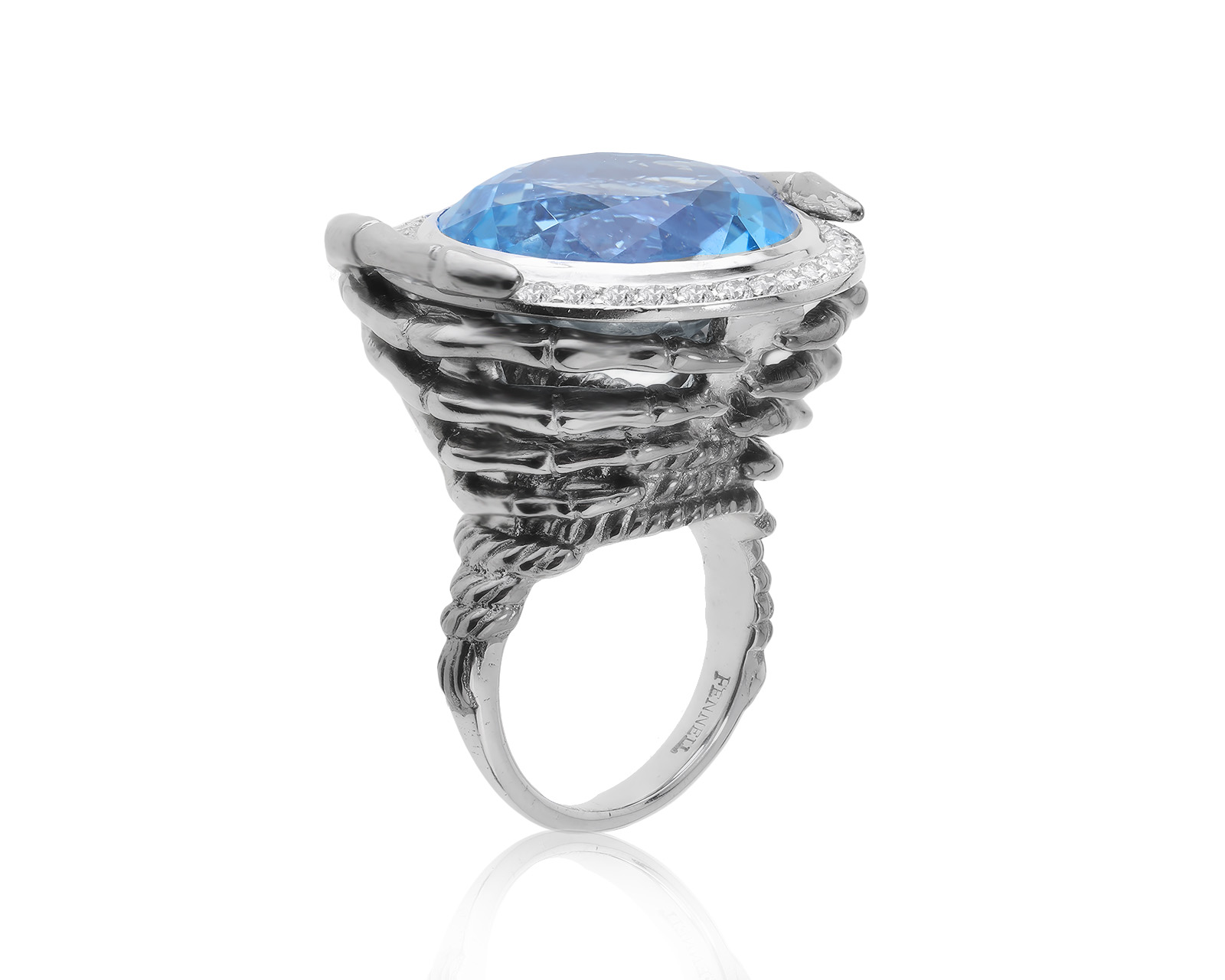 Оригинальное золотое кольцо с топазом 28.00ct Theo Fennell 120423/10 Оригинальное золотое кольцо с топазом 28.00ct Theo Fennell 120423/10