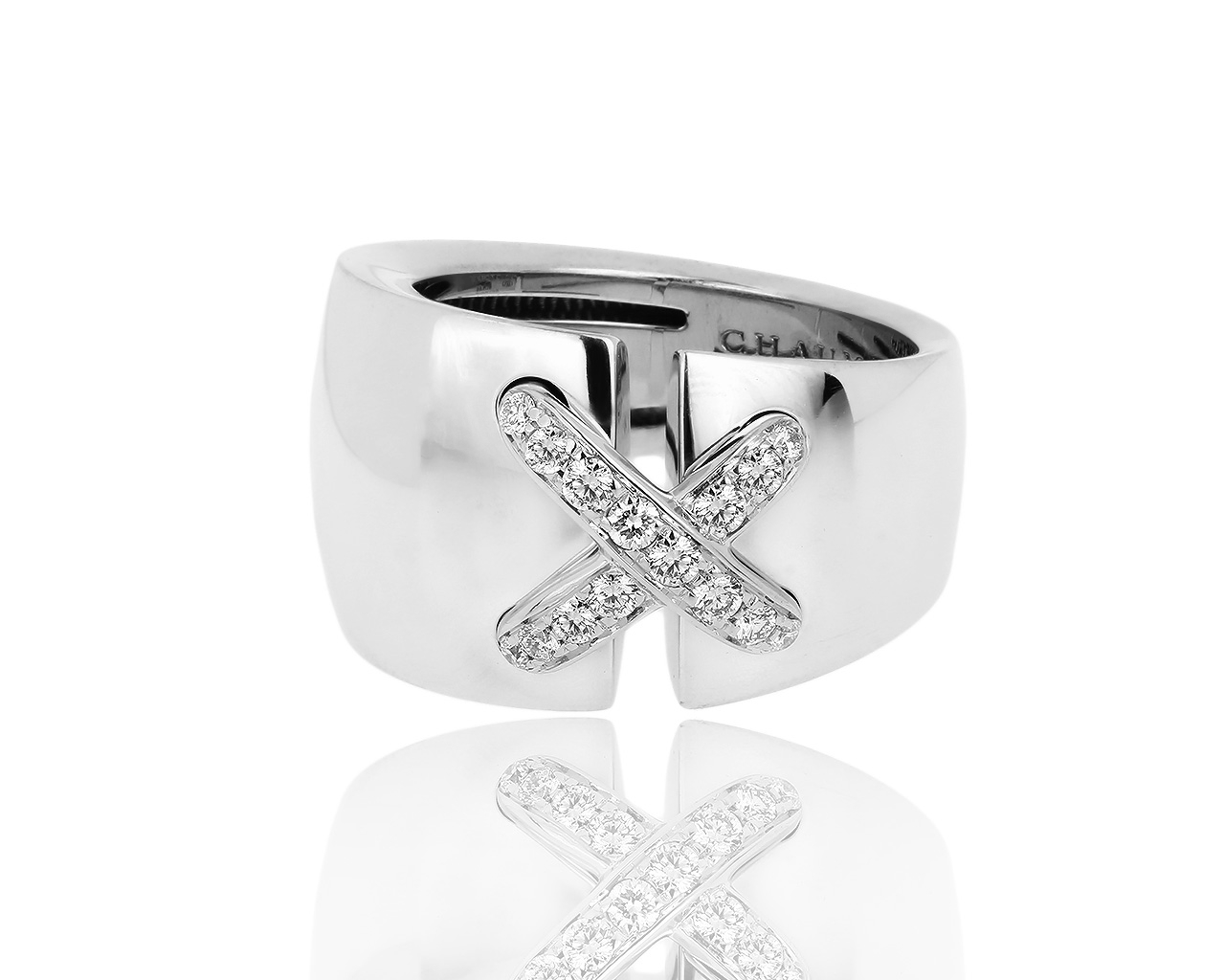 Золотое кольцо с бриллиантами 0.36ct Chaumet Liens 030818/3