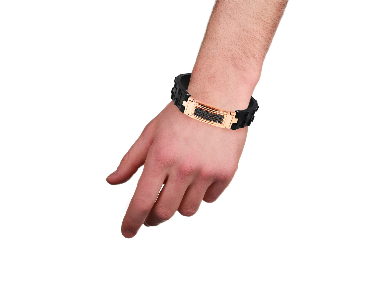 Оригинальный золотой браслет с бриллиантами 0.90ct Baraka