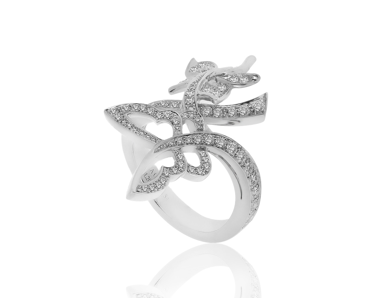 Оригинальное золотое кольцо с бриллиантами 0.72ct Van Cleef and Arpels 180320/4