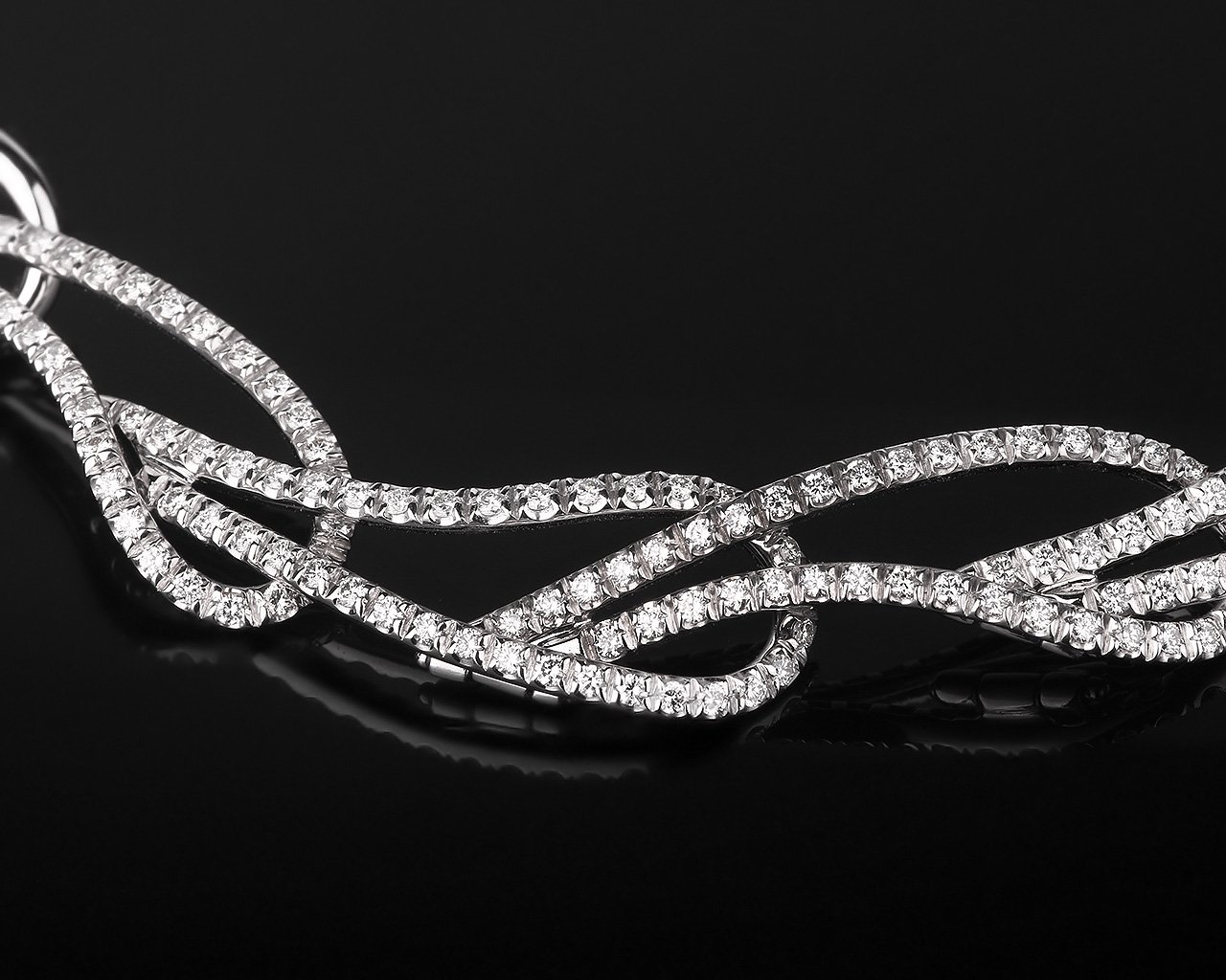 Итальянское золотое колье с бриллиантами 2.20ct Bibigi 120717/2