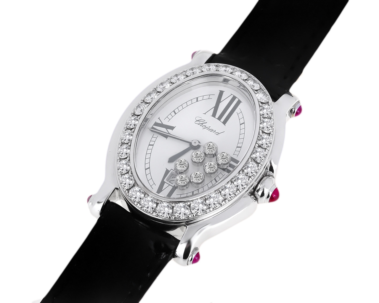 Золотые часы с бриллиантами 2.59ct и рубинами 0.55ct Chopard 260319/28 Золотые часы с бриллиантами 2.59ct и рубинами 0.55ct Chopard 260319/28