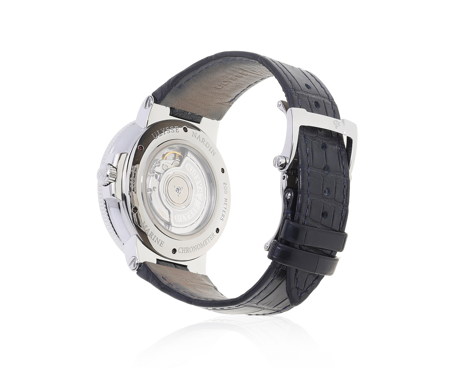 Оригинальные стальные часы Ulysse Nardin Maxi Marine Chronometer 43