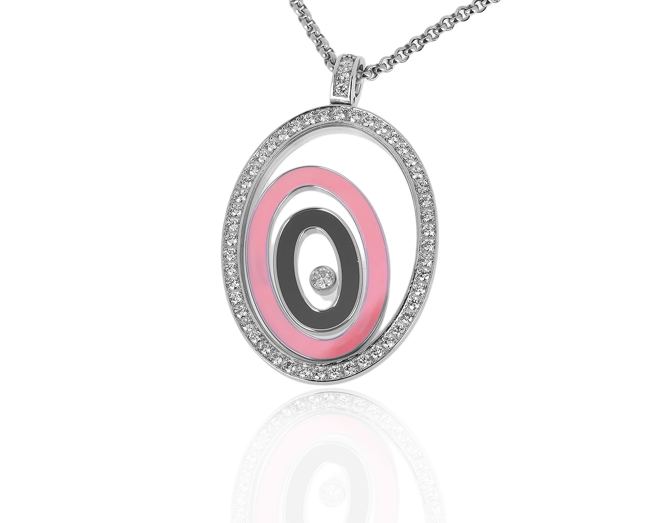Оригинальный золотой кулон с бриллиантами 0.90ct Chopard 251019/17 Оригинальный золотой кулон с бриллиантами 0.90ct Chopard 251019/17