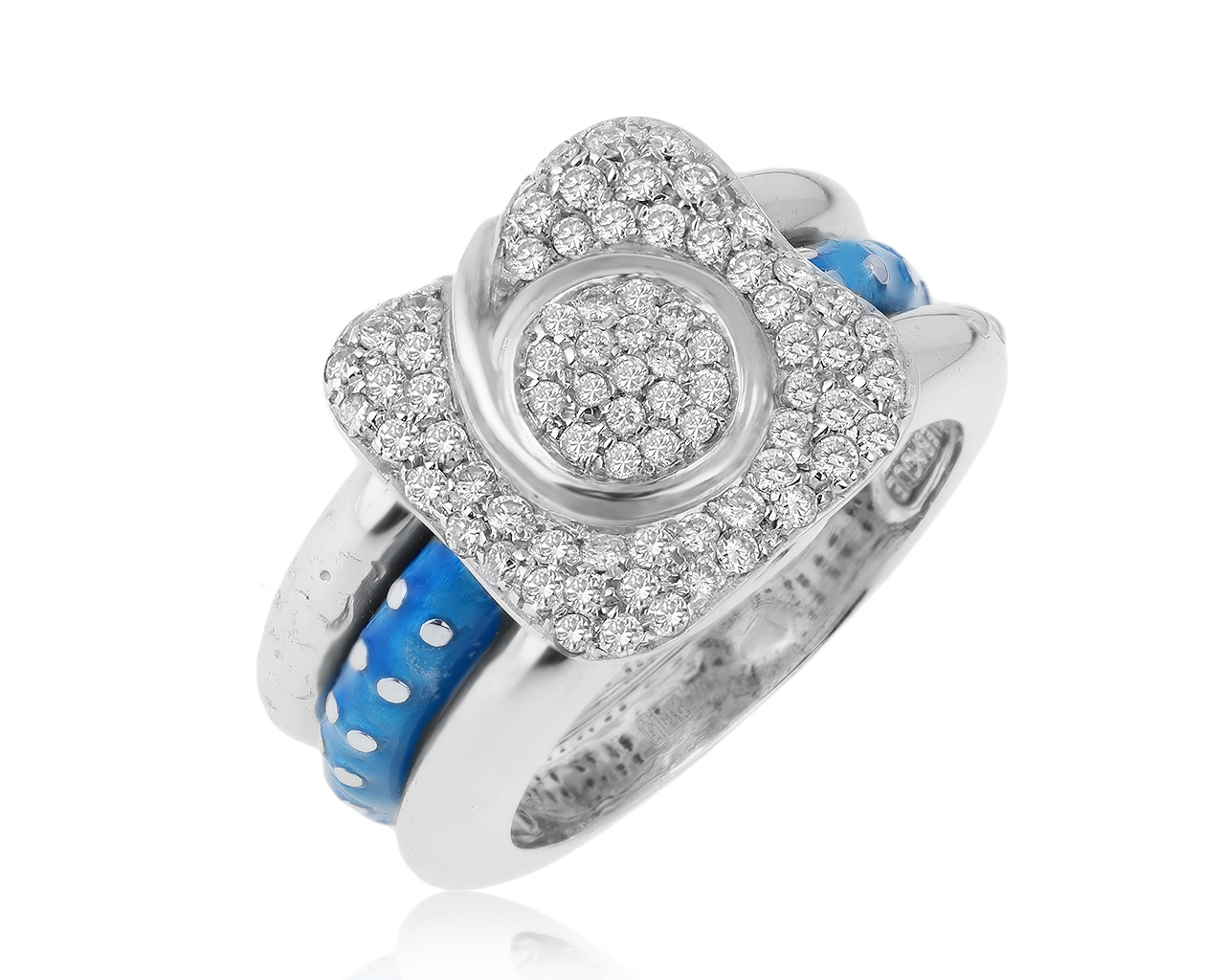 Оригинальное золотое кольцо с бриллиантами 0.80ct Nouvelle Bague 241020/1 Оригинальное золотое кольцо с бриллиантами 0.80ct Nouvelle Bague 241020/1
