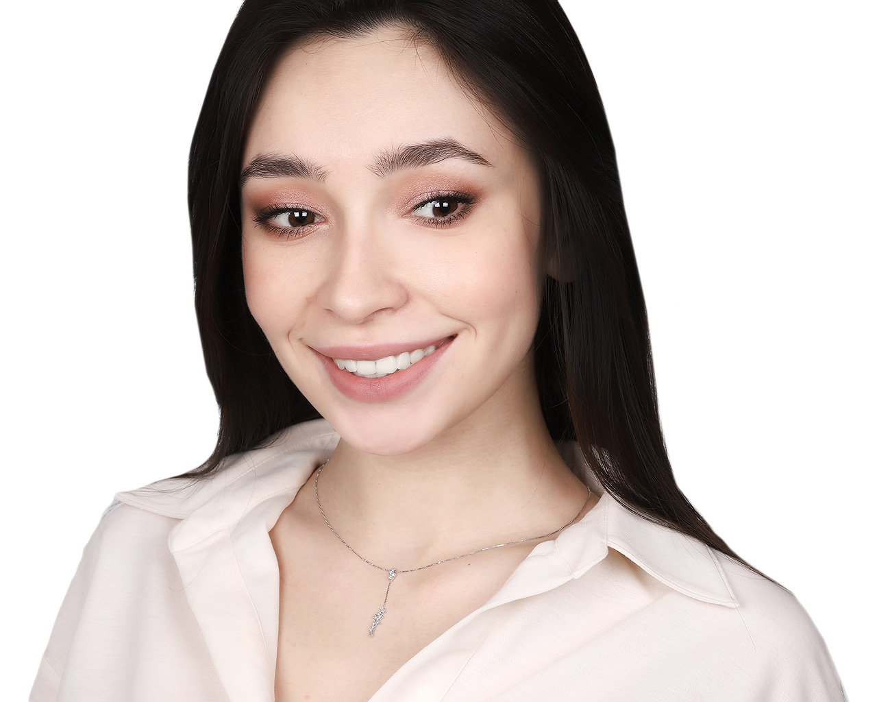 Оригинальный золотой кулон с бриллиантами 0.29ct H.Stern