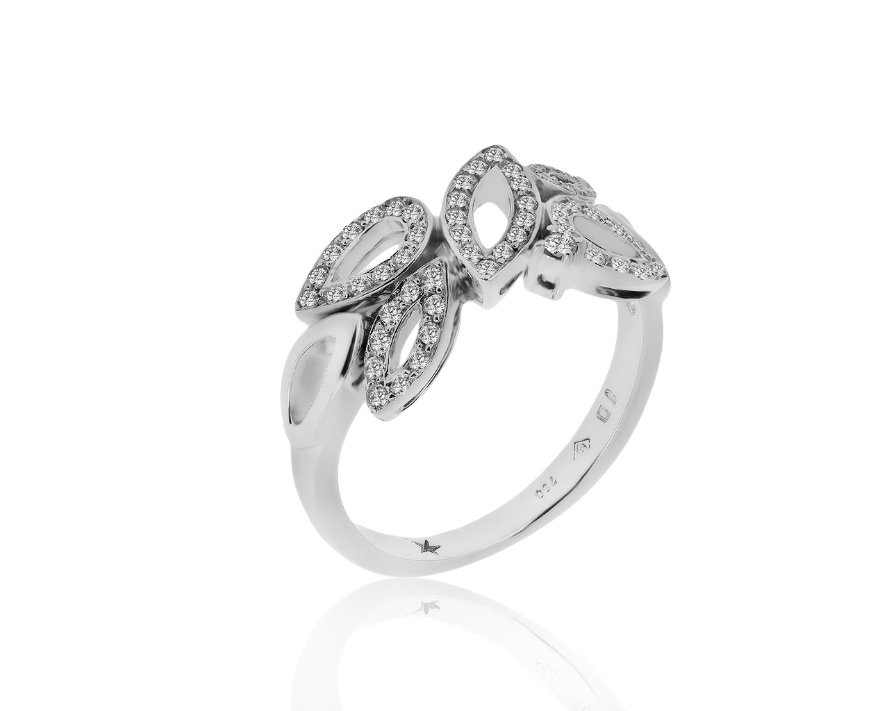 Оригинальное золотое кольцо с бриллиантами 0.35ct H.Stern 220220/1