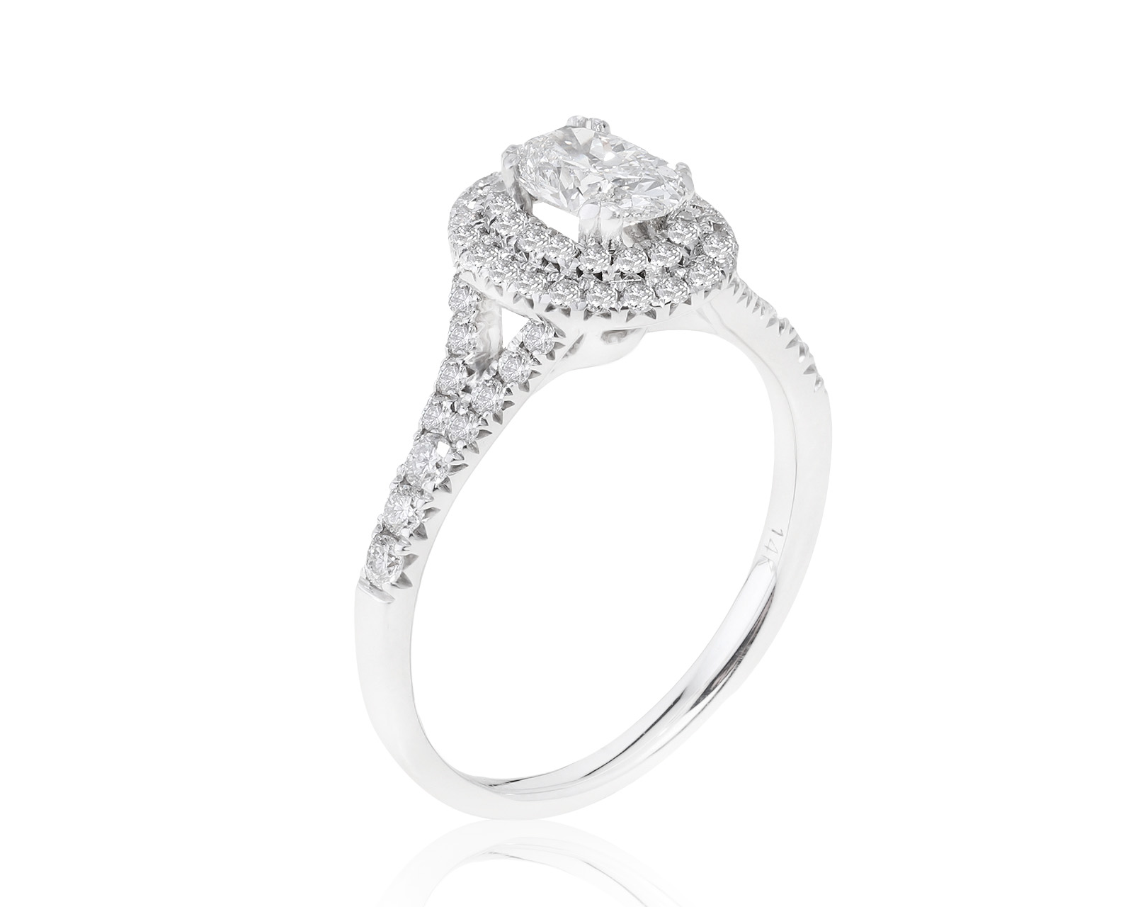 Изумительное золотое кольцо с бриллиантами 0.88ct 151021/4