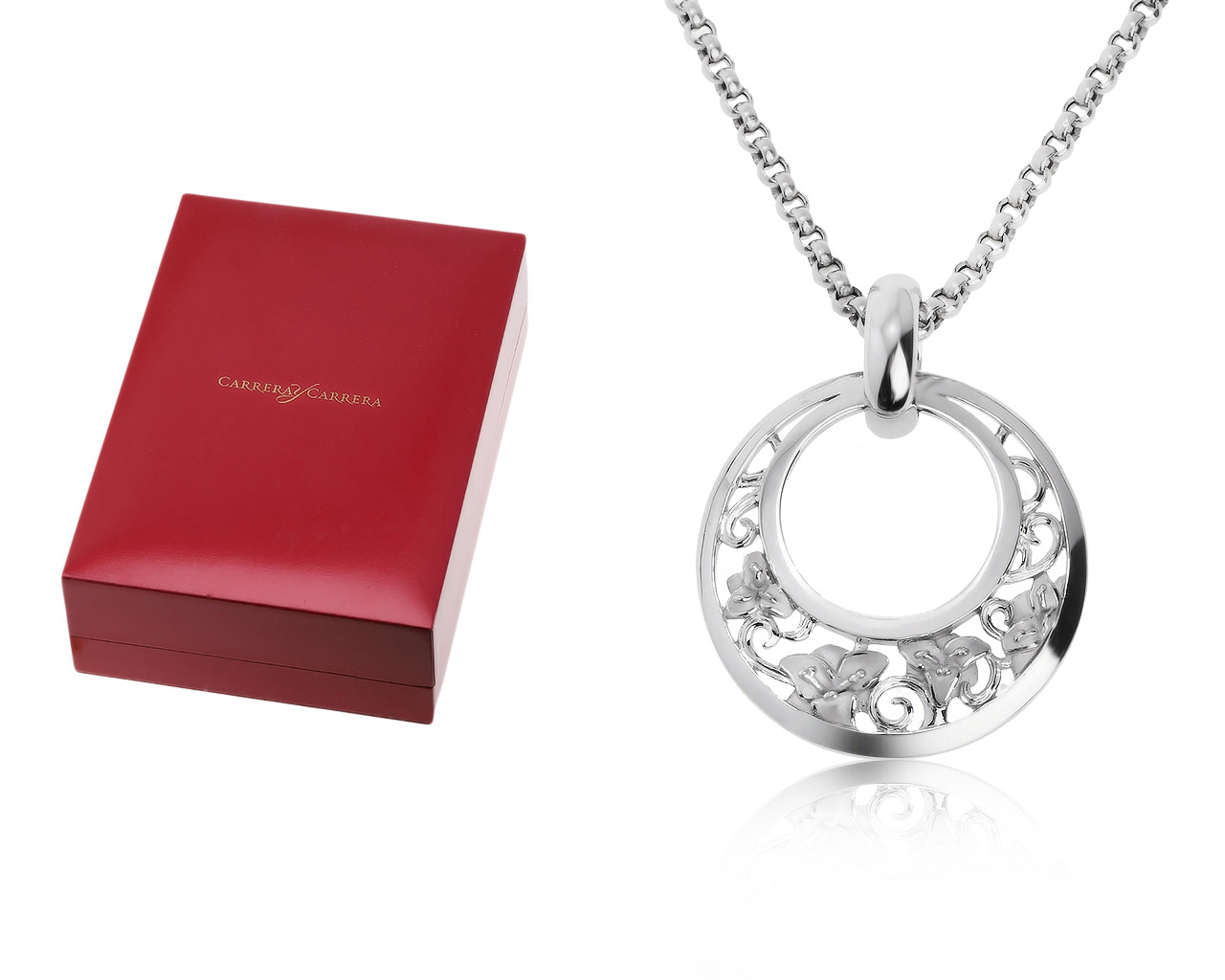 Оригинальный золотой кулон Carrera y Carrera Jazmin