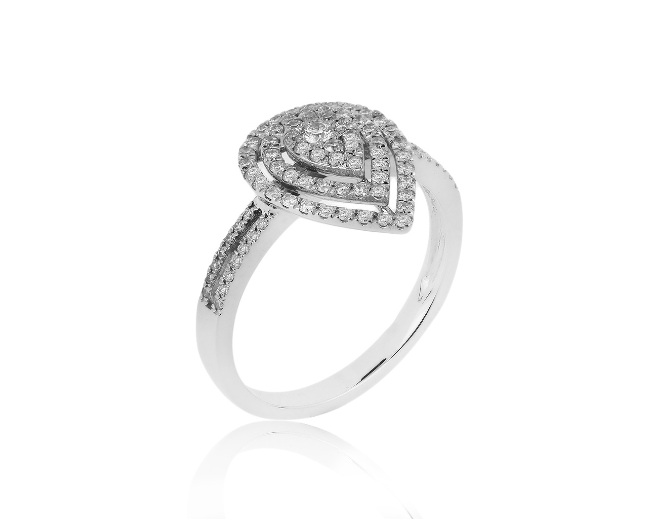 Изысканное золотое кольцо с бриллиантами 0.47ct 181119/12
