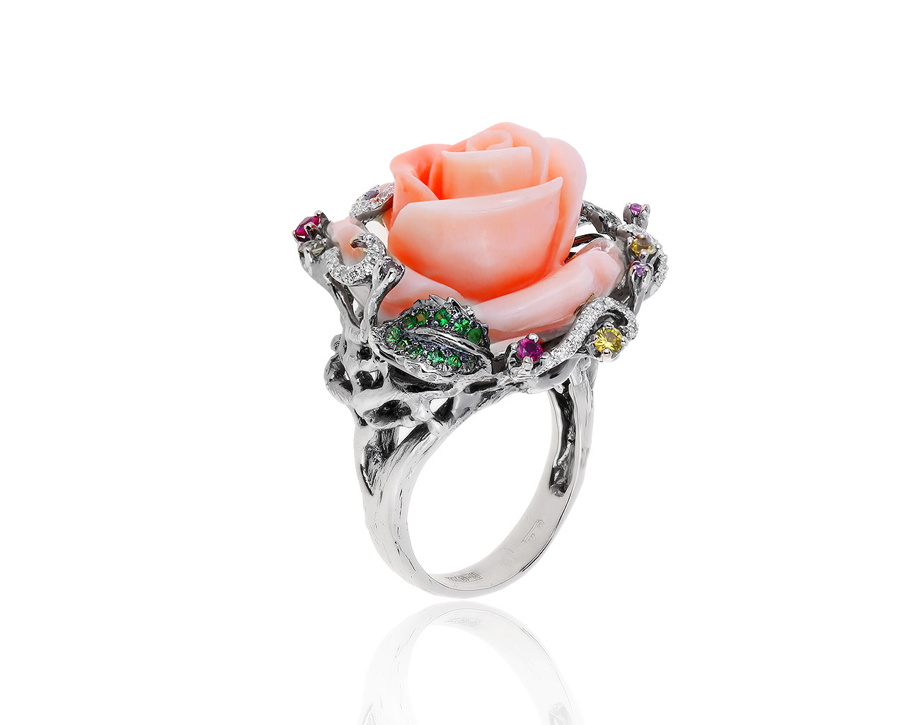 Изумительное золотое кольцо с сапфирами 0.22ct 191019/7