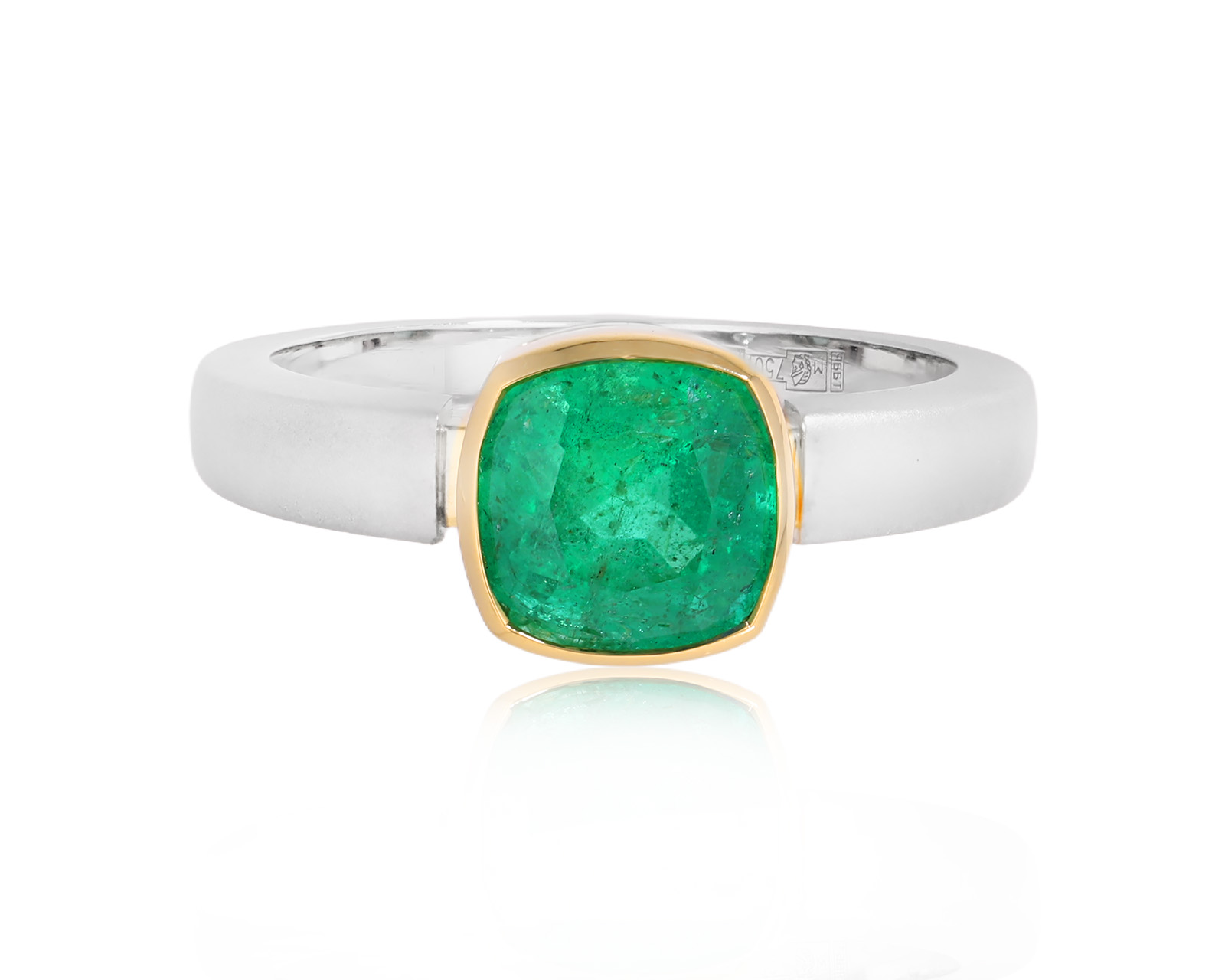 Золотое кольцо с изумрудом Замбия 1.98ct Evgeny Matveev