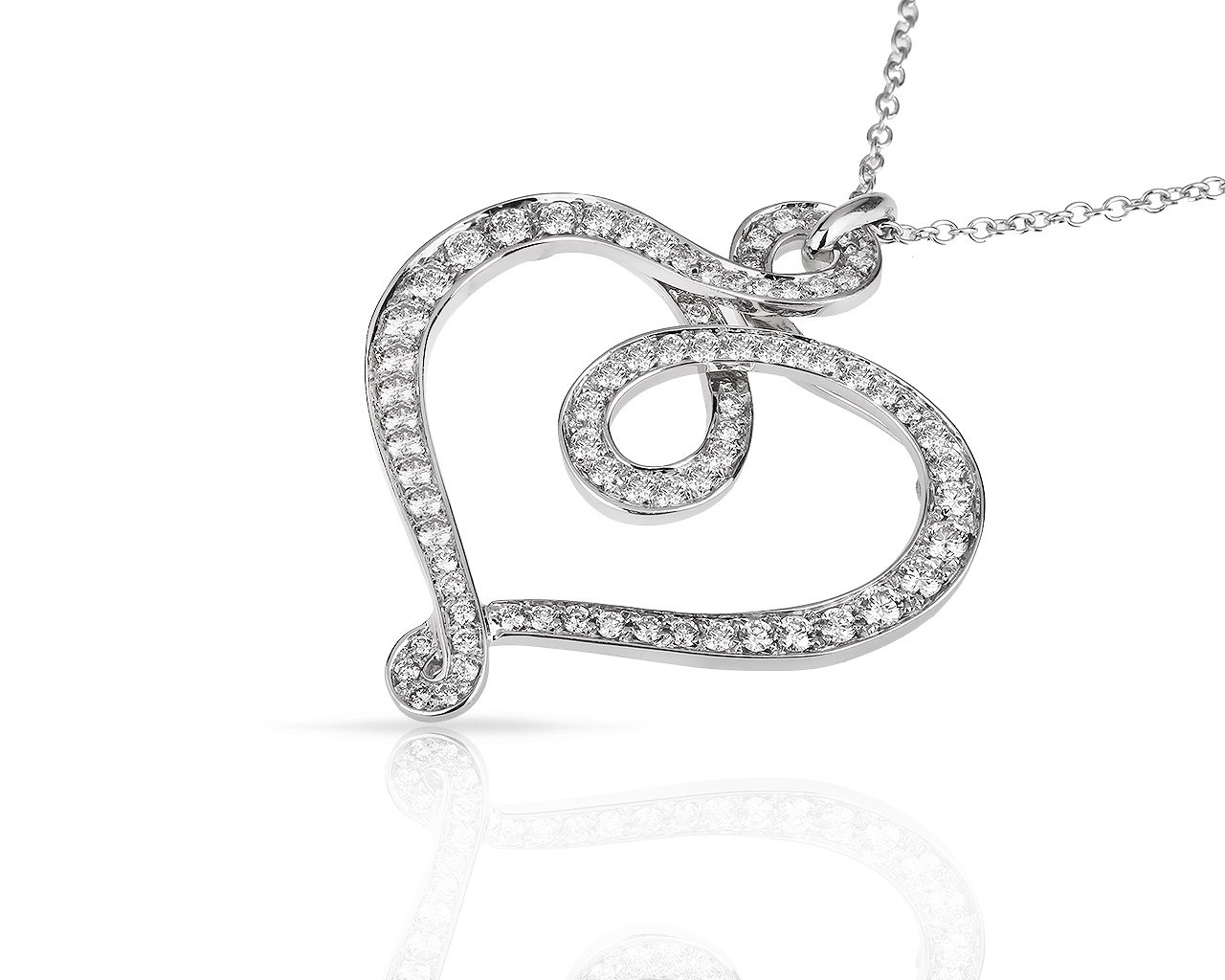 Модное золотое колье с бриллиантами 1.58ct Luca Carati 040518/10