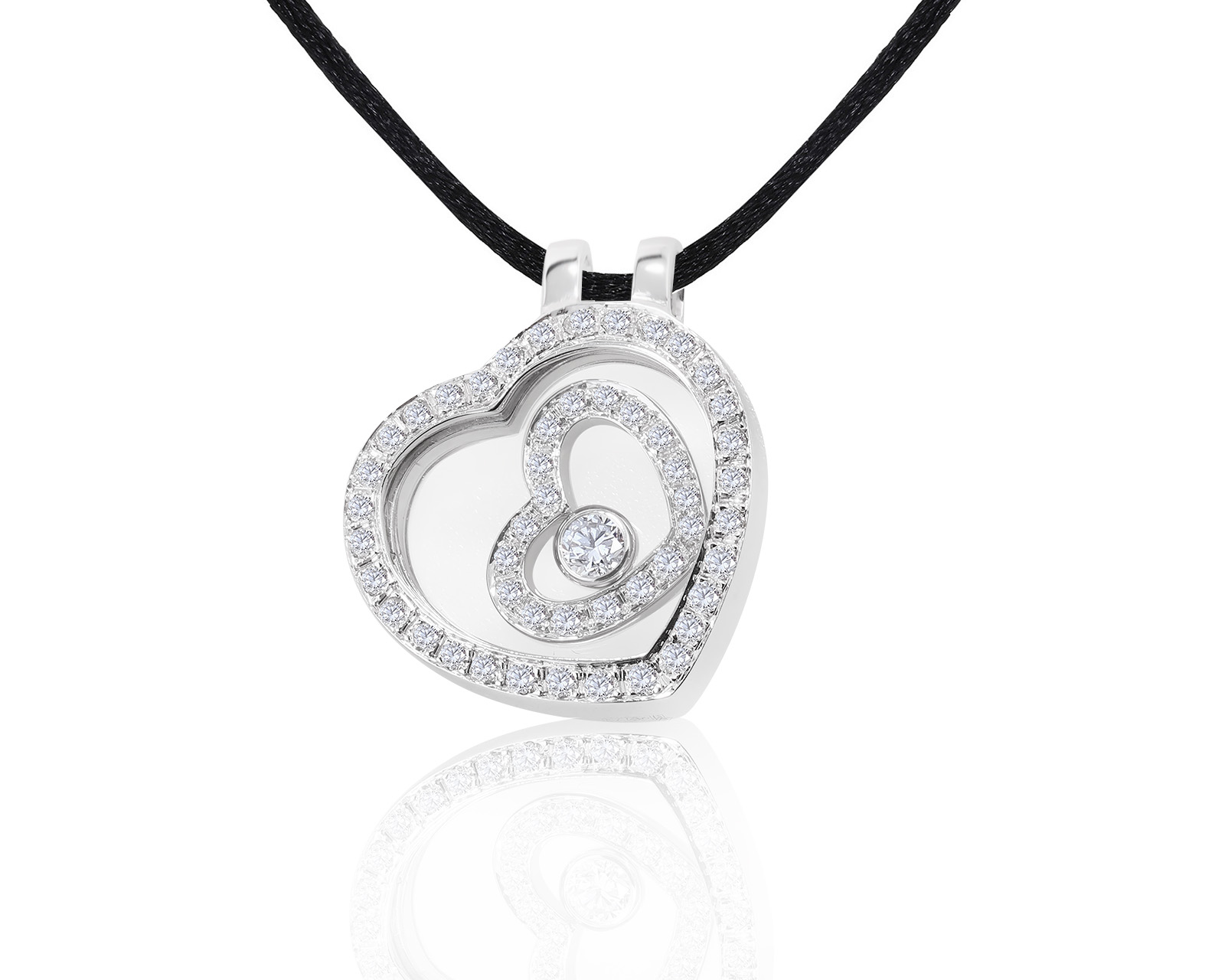 Прекрасный золотой кулон с бриллиантами 0.42ct 250821/5