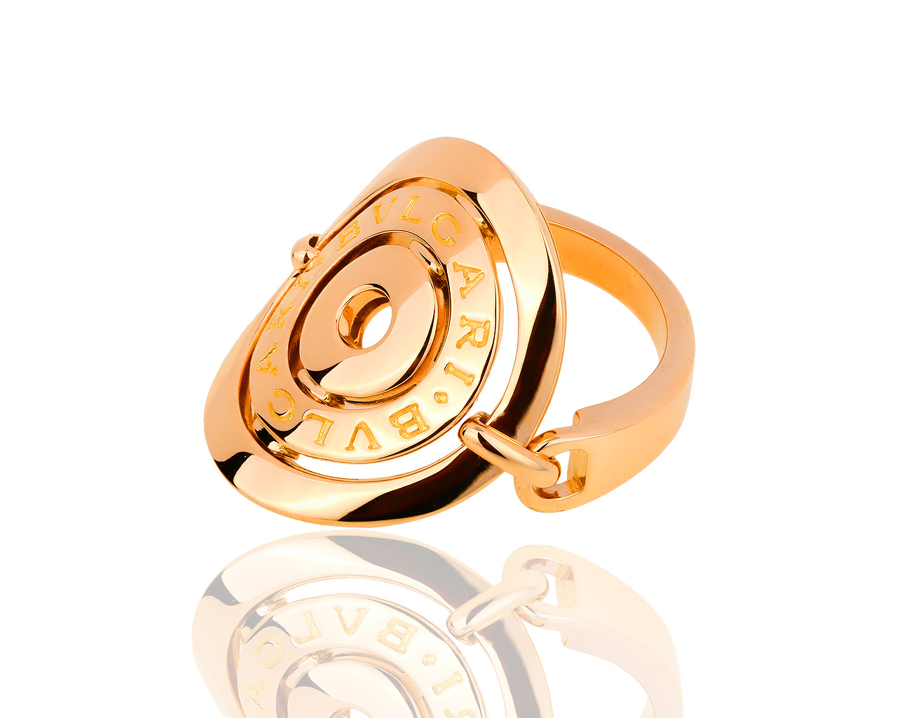 Прелестное золотое кольцо Bvlgari Astrale 011118/14